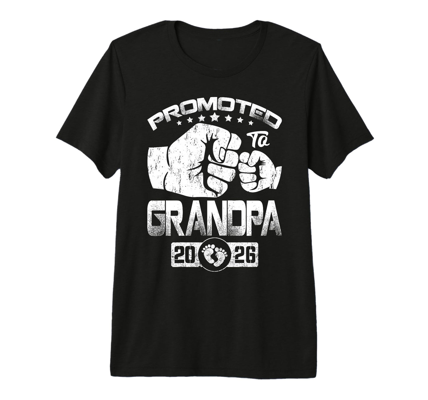 Promoted To Grandpa Est 2026 T-Shirt - Minimalist Print for Adults - T-Shirt, Sweatshirt, Hoodie