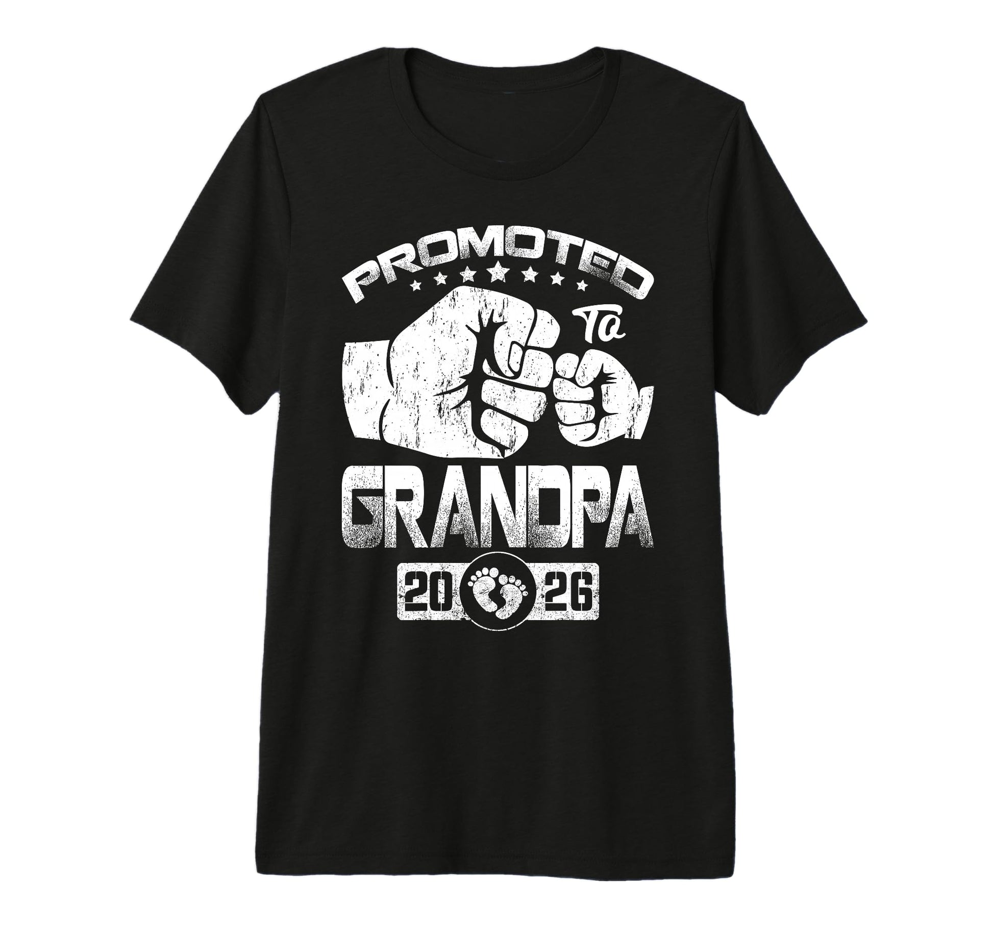 Promoted To Grandpa Est 2026 T-Shirt - Minimalist Print for Adults - T-Shirt, Sweatshirt, Hoodie