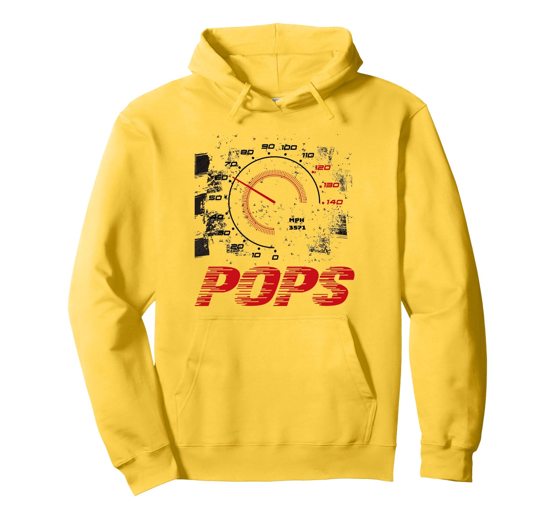 Pops Racer Race Car Track Road Checkered Hoodie - Aesthetic Graphic Unisex - T-Shirt, Sweatshirt, Hoodie