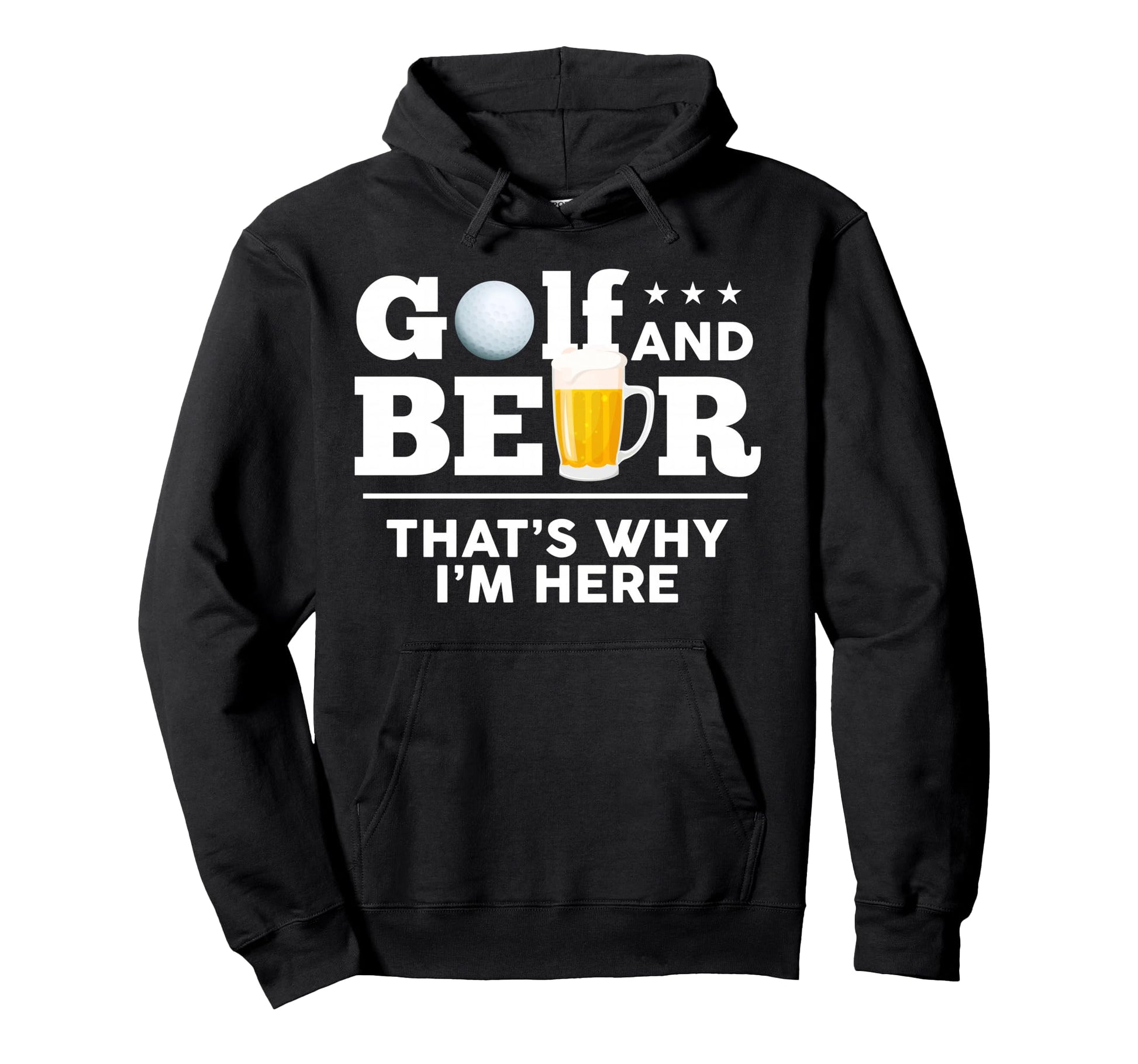 Golf And Beer Joke Dad Funny Fathers Day Hoodie - Graphic Print Unisex - T-Shirt, Sweatshirt, Hoodie