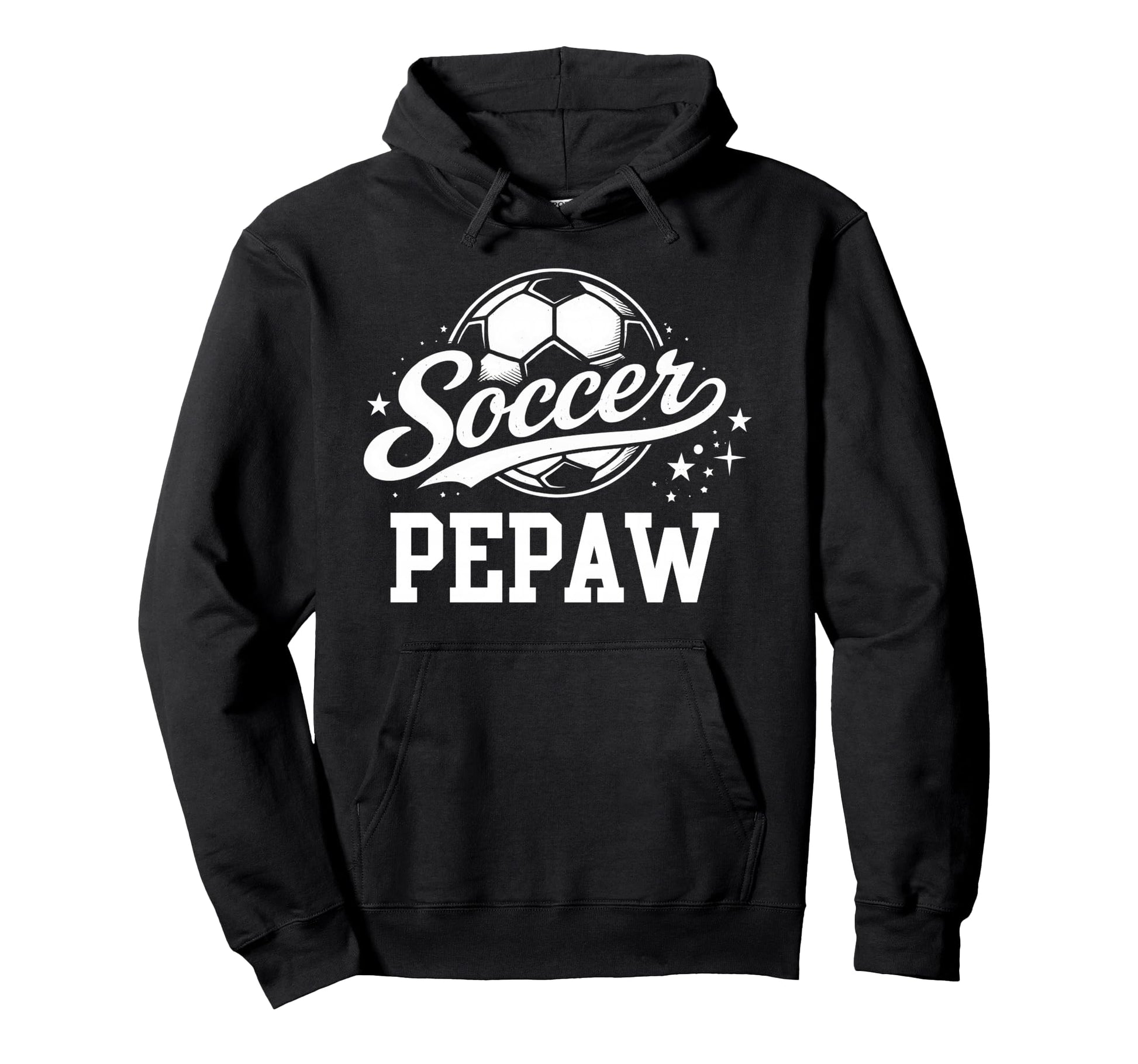 Soccer Pepaw Soccer Ball Hoodie - Aesthetic Graphic Men Women - T-Shirt, Sweatshirt, Hoodie