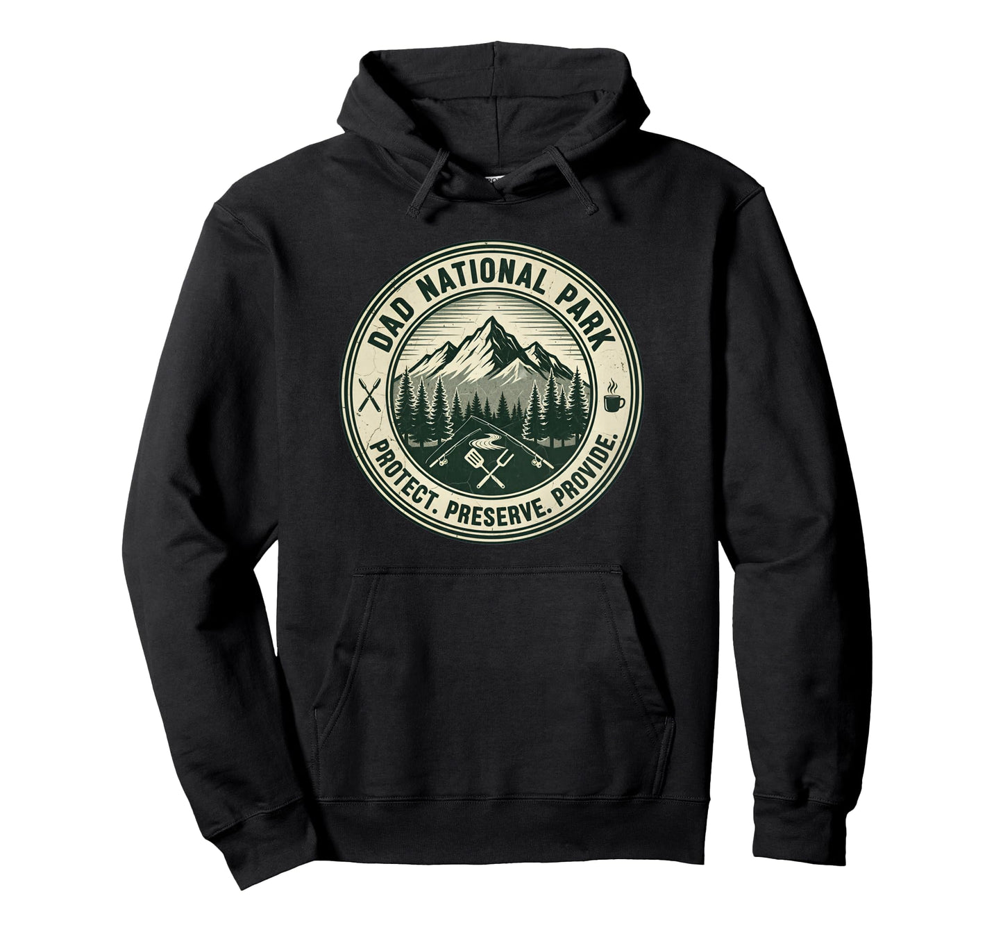 Dad National Park Fathers Day Funny Hoodie - Minimalist Print for Adults - T-Shirt, Sweatshirt, Hoodie