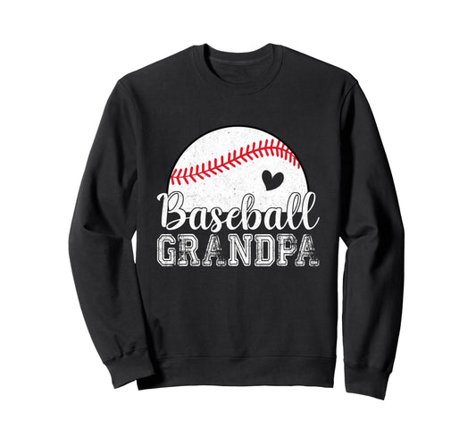 Baseball Grandpa Gifts Fathers Day Sweatshirt - Graphic Print Unisex - T-Shirt, Sweatshirt, Hoodie