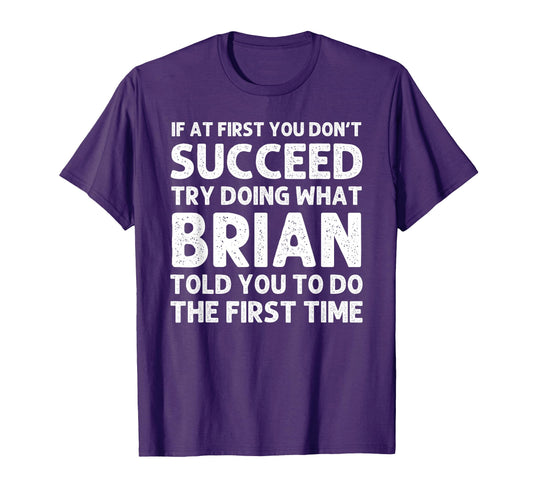 Brian Gift Name Personalized Birthday T-Shirt - Aesthetic Graphic Unisex - T-Shirt, Sweatshirt, Hoodie