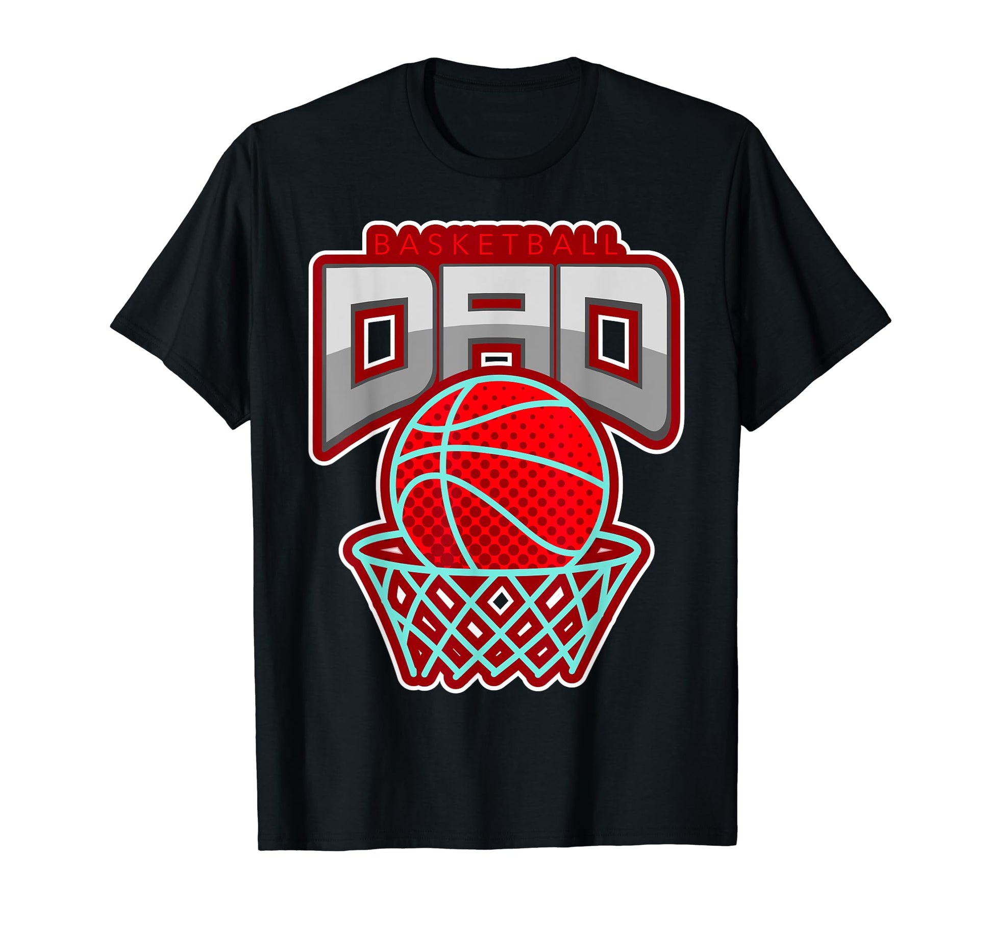 Slam Dunk Champ Basketball Dad T-Shirt - Minimalist Print Unisex - T-Shirt, Sweatshirt, Hoodie