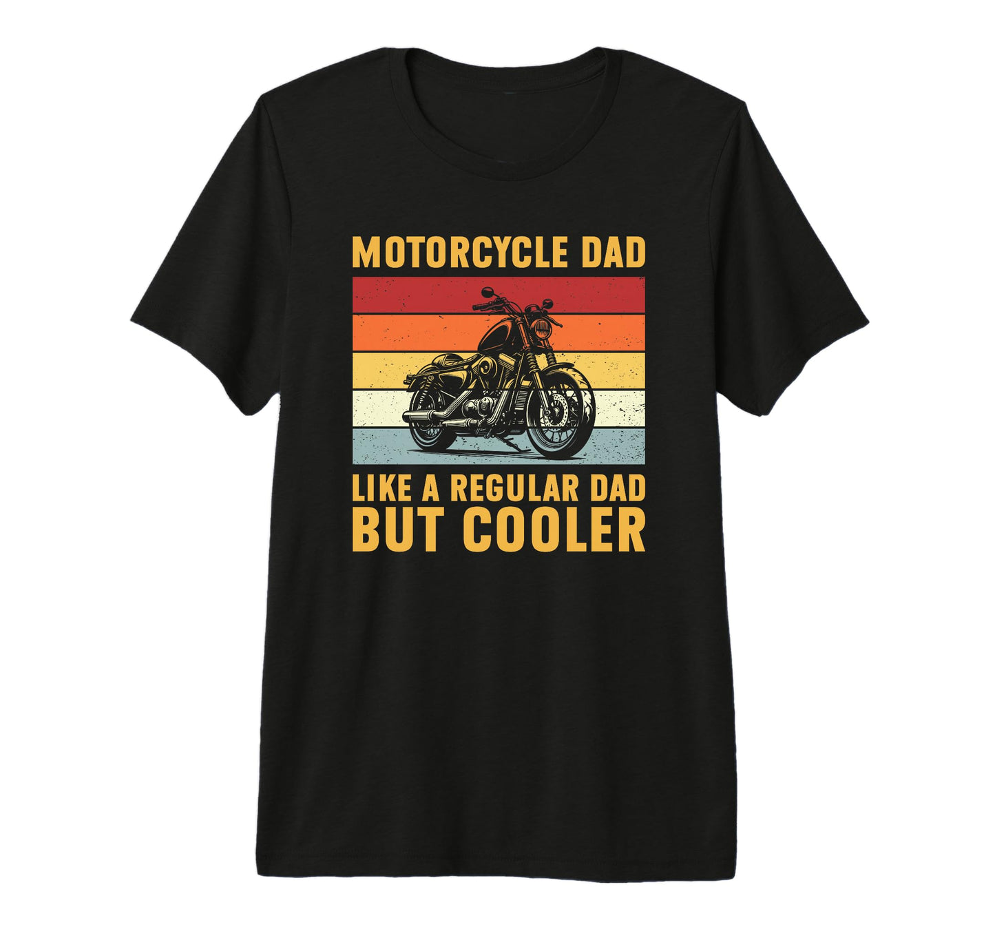 Mens Motorcycle Dad Regular Dad But T-Shirt - Minimalist Print for Adults - T-Shirt, Sweatshirt, Hoodie