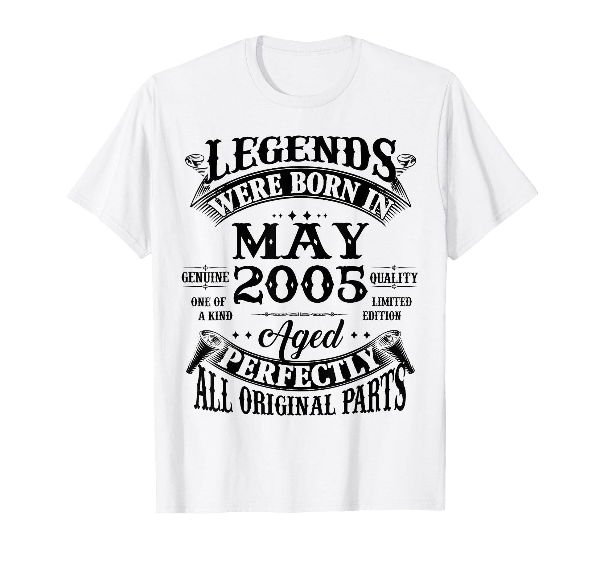 21St Birthday Gift Legend Born May 2005 T-Shirt - Graphic Print Men Women - T-Shirt, Sweatshirt, Hoodie