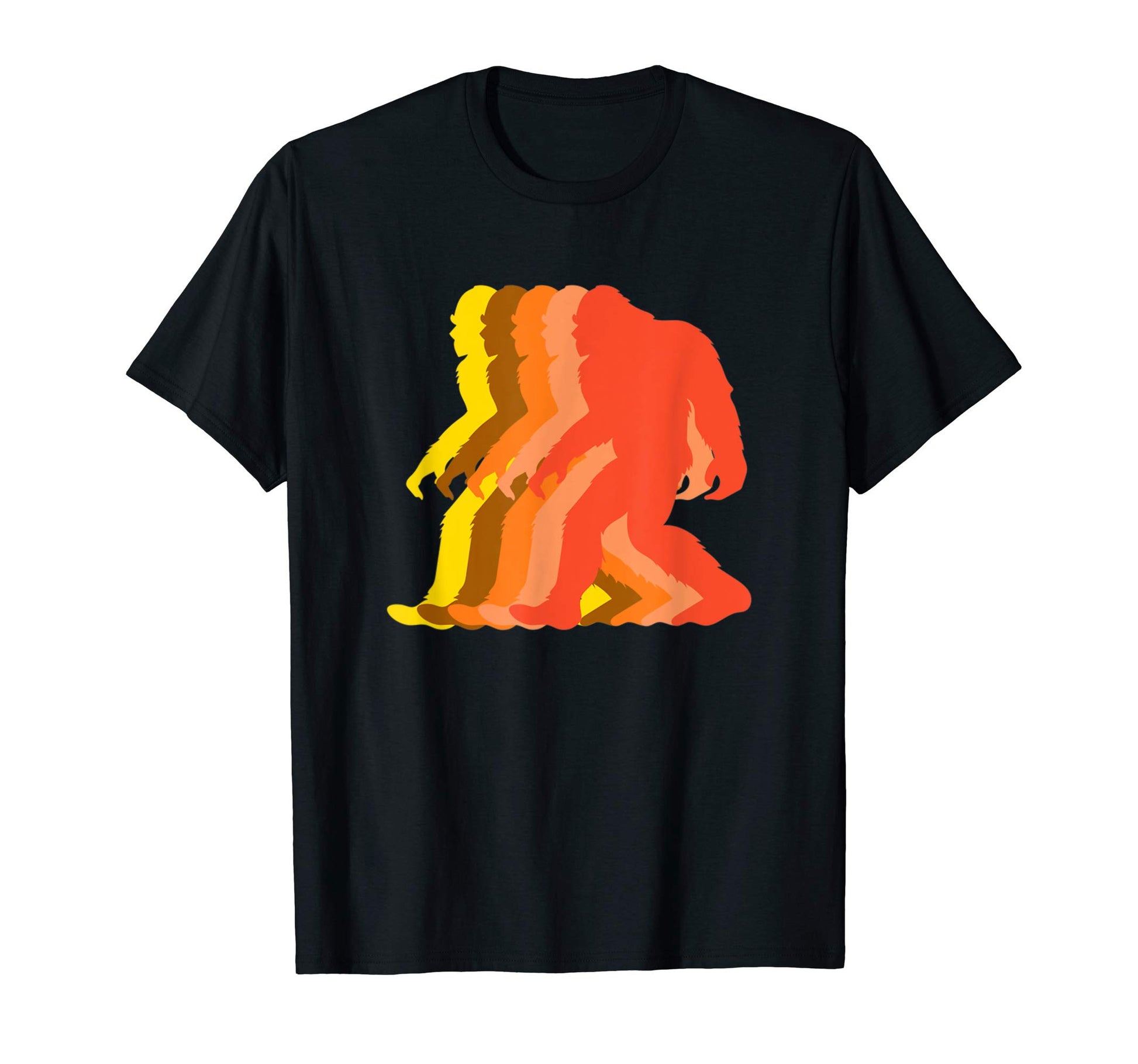 Bigfoot Silhouette Vibe Pop Art T-Shirt - Minimalist Print for Adults - T-Shirt, Sweatshirt, Hoodie