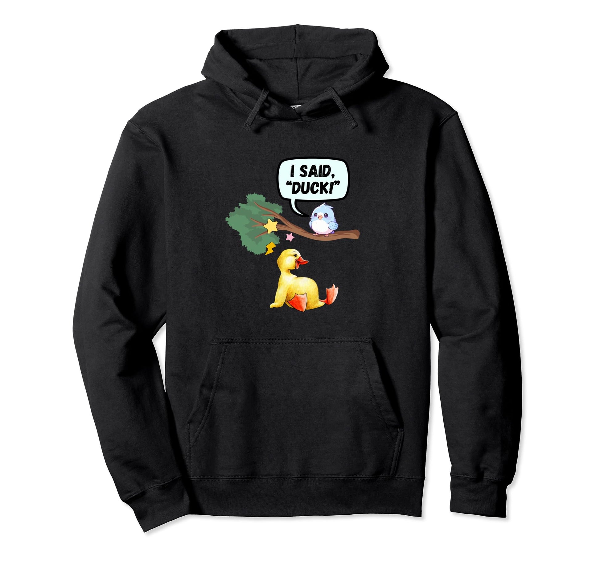 Funny Duck Pun Dad Joke Funny Camping Hoodie - Aesthetic Graphic Unisex - T-Shirt, Sweatshirt, Hoodie