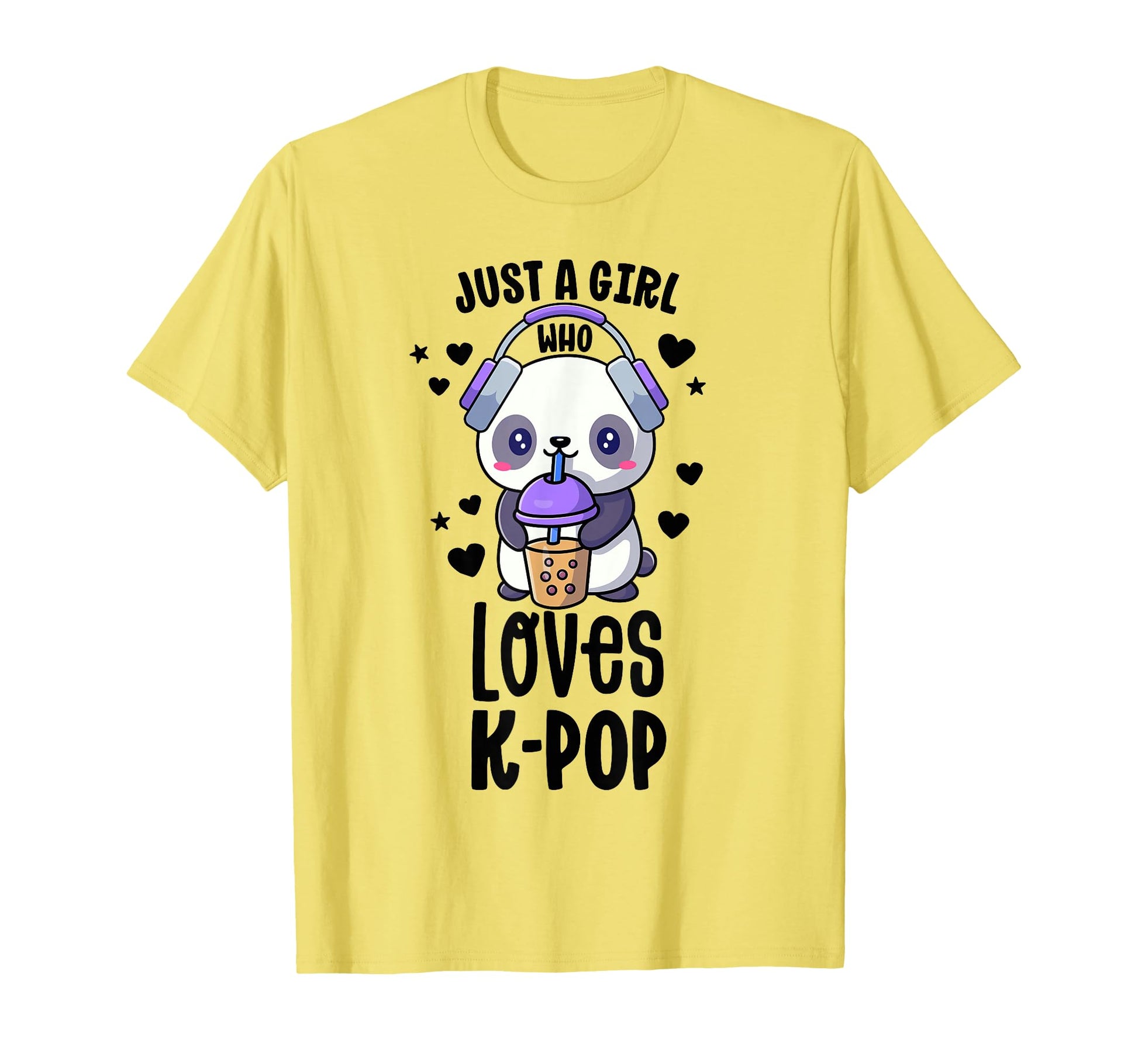 Just Who Loves K Pop Gift Kawaii Boba T-Shirt - Unique Graphic for Adults - T-Shirt, Sweatshirt, Hoodie