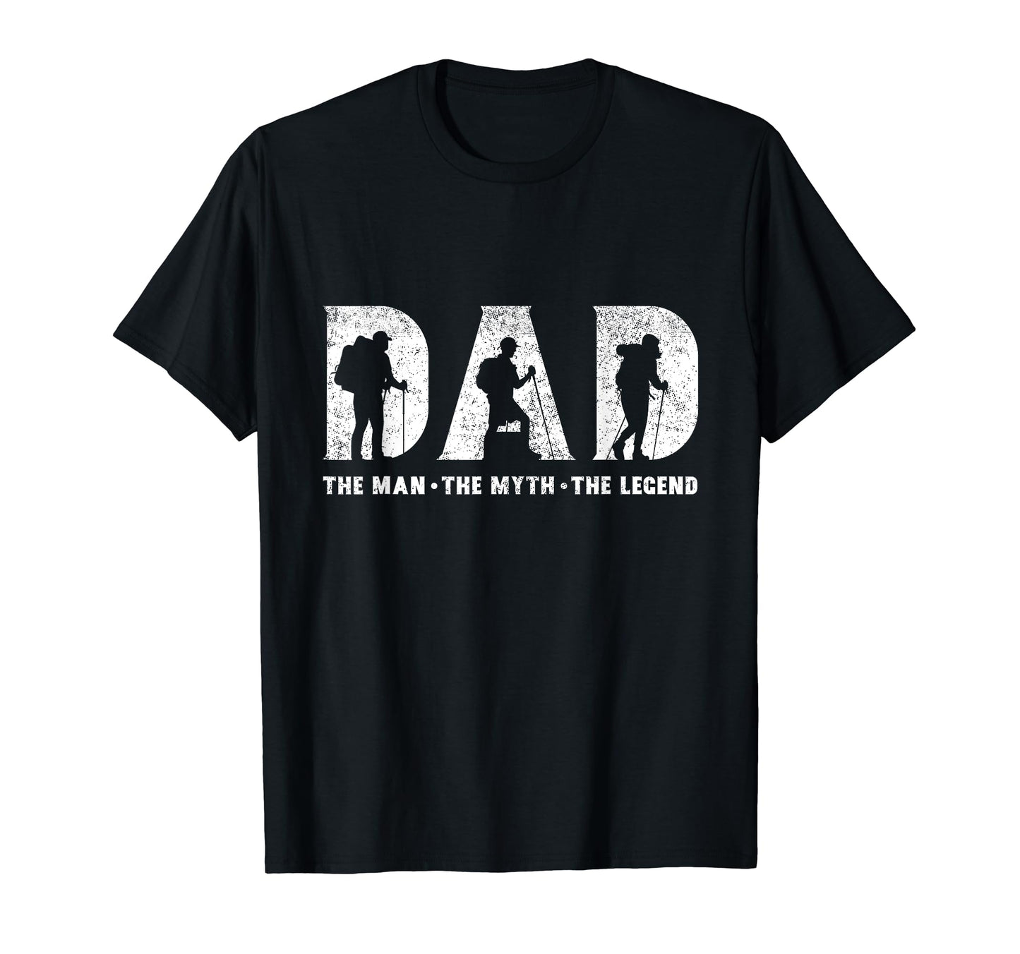 Camping Dad Myth Legend Fathers Day T-Shirt - Graphic Print Men Women - T-Shirt, Sweatshirt, Hoodie