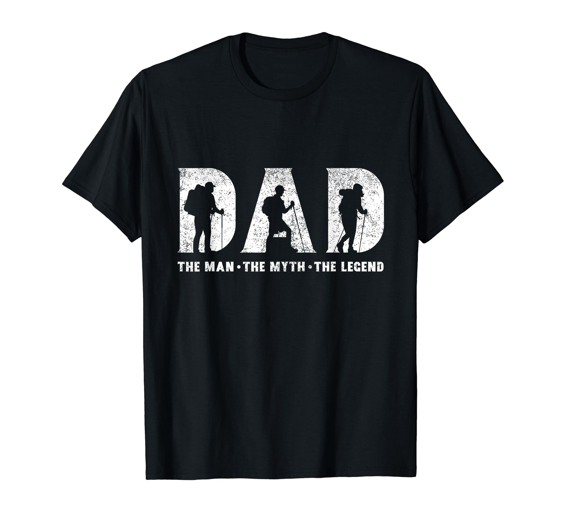 Camping Dad Myth Legend Fathers Day T-Shirt - Graphic Print Men Women - T-Shirt, Sweatshirt, Hoodie