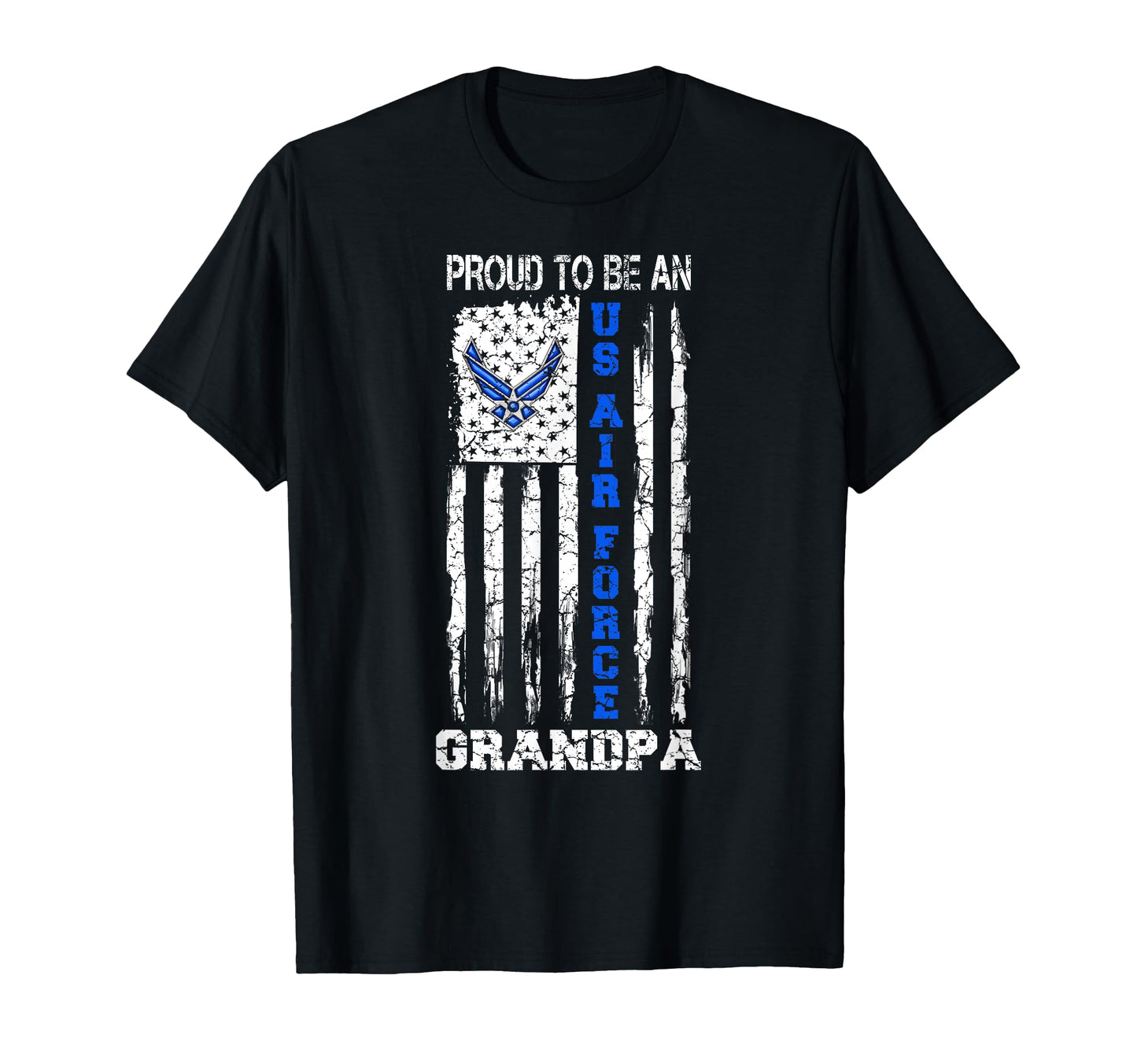 Usa Flag Proud To Be Us Air Force T-Shirt - Casual Everyday Wear Men Women - T-Shirt, Sweatshirt, Hoodie