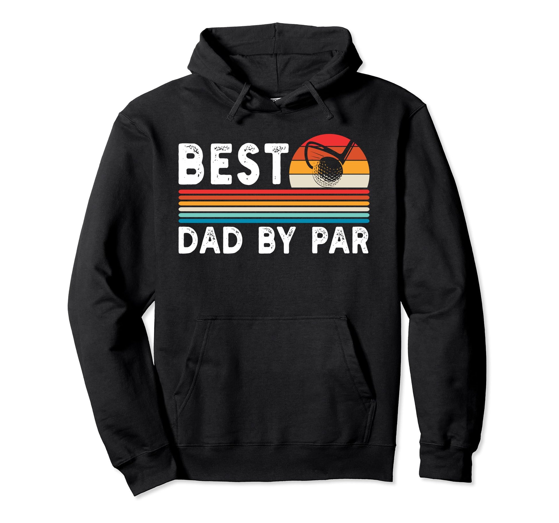 Best Dad Par Golf Funny Golf Golfing Hoodie - Minimalist Print Men Women - T-Shirt, Sweatshirt, Hoodie