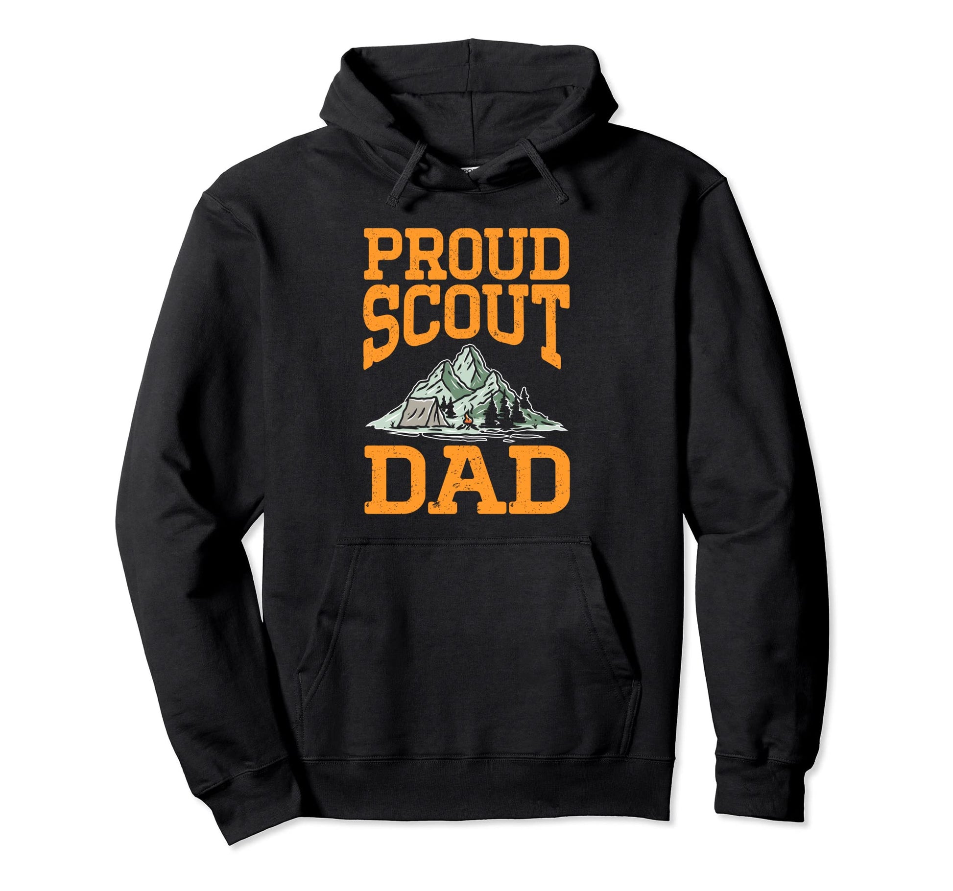 Proud Scout Dad Scouting Outdoor Fathers Hoodie - Unique Graphic Men Women - T-Shirt, Sweatshirt, Hoodie