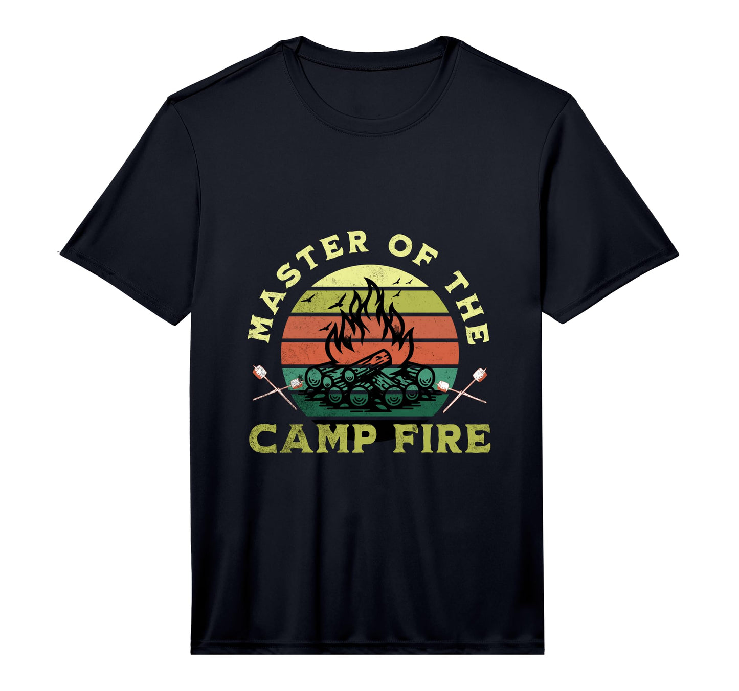 Master Campfire Funny Camping Dad T-Shirt - Fun Novelty Design Men Women - T-Shirt, Sweatshirt, Hoodie