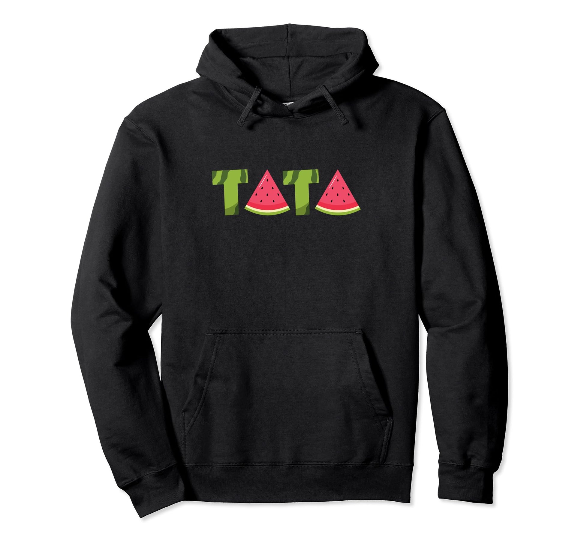 Tata Watermelon Funny Summer Fruit Dad Hoodie - Novelty Apparel Unisex - T-Shirt, Sweatshirt, Hoodie