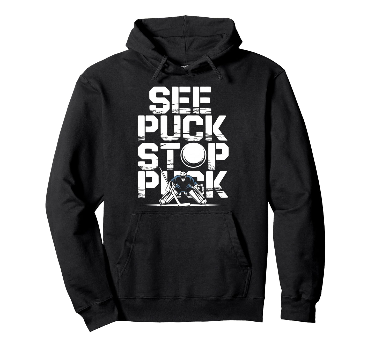 Netminder Ice Hockey Goalkeeper Goalie Hoodie - Graphic Print Men Women - T-Shirt, Sweatshirt, Hoodie