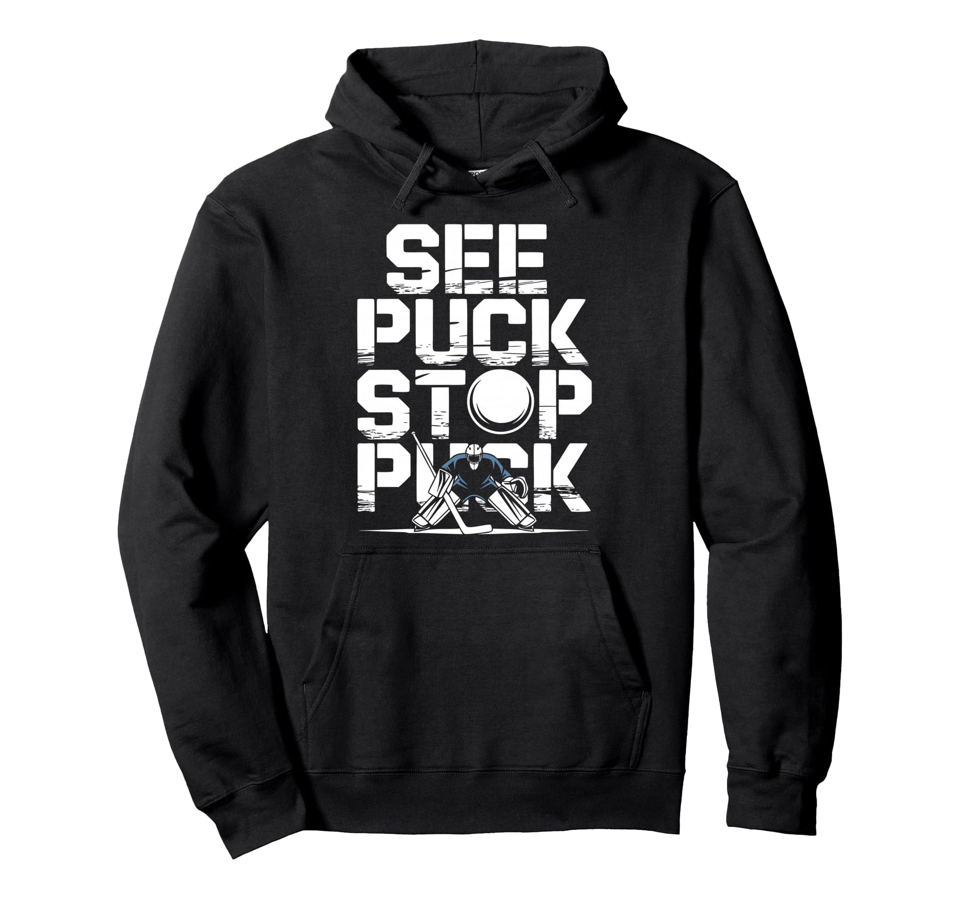 Netminder Ice Hockey Goalkeeper Goalie Hoodie - Graphic Print Men Women - T-Shirt, Sweatshirt, Hoodie