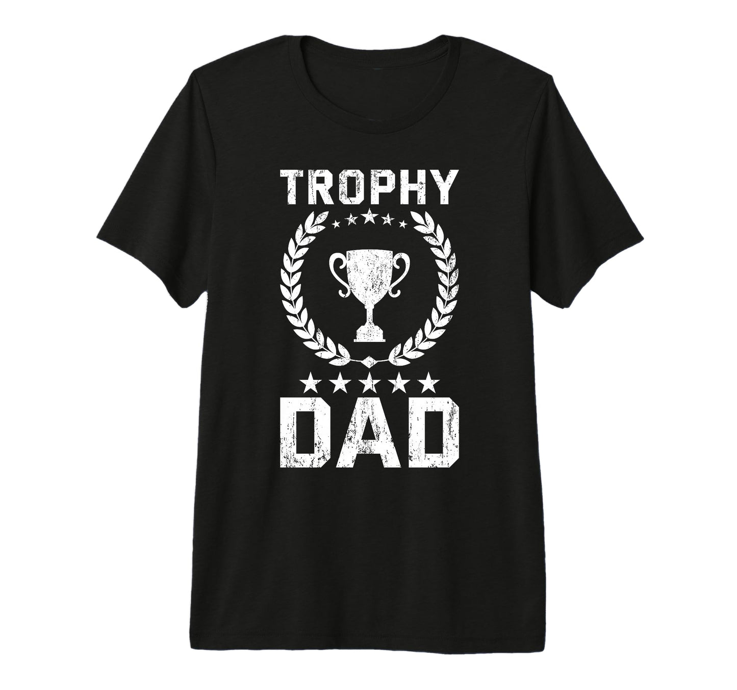 Husband Best Father Funny Trophy Dad Tri T-Shirt - Graphic Print Men Women - T-Shirt, Sweatshirt, Hoodie