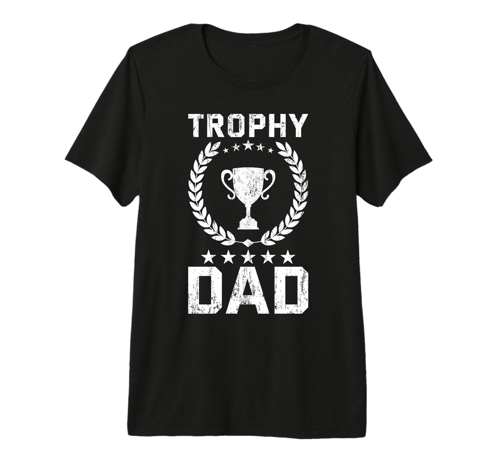 Husband Best Father Funny Trophy Dad Tri T-Shirt - Graphic Print Men Women - T-Shirt, Sweatshirt, Hoodie