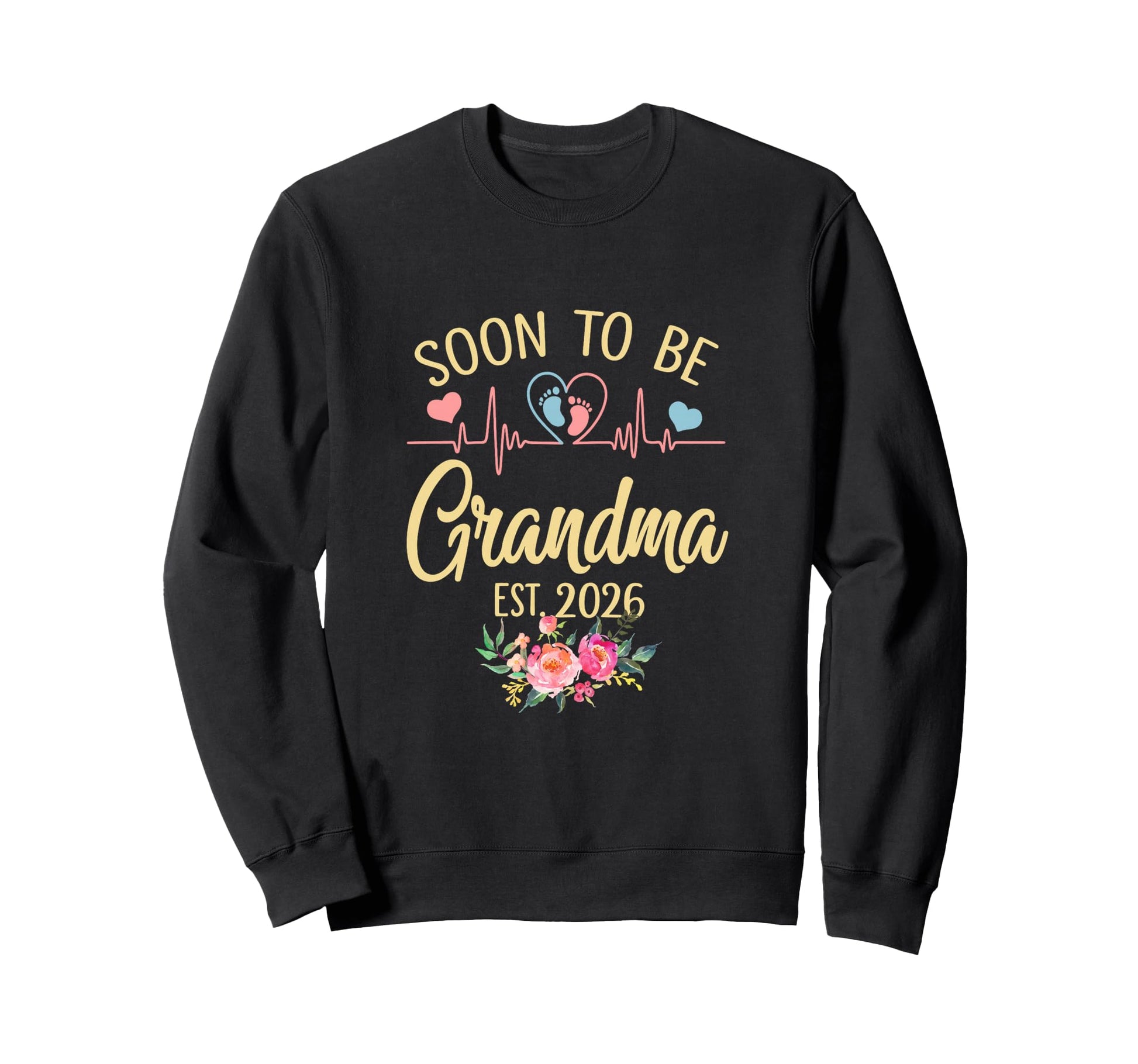 Soon To Be Grandma Est 2026 Sweatshirt - Casual Everyday Wear for Adults - T-Shirt, Sweatshirt, Hoodie