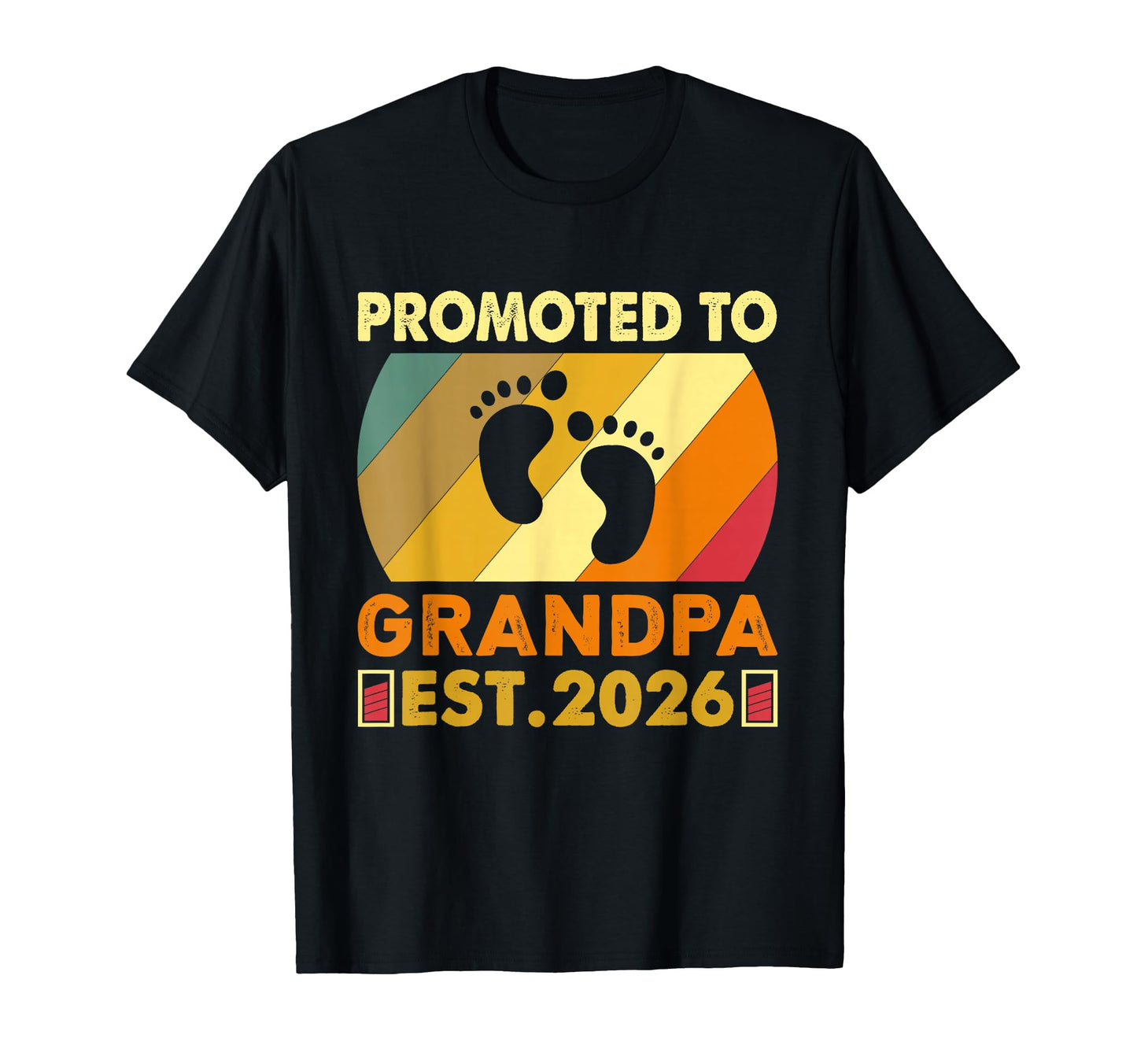 Promoted To Grandpa 2026 Great Grandpa 2026 T-Shirt - Unique Graphic Unisex - T-Shirt, Sweatshirt, Hoodie