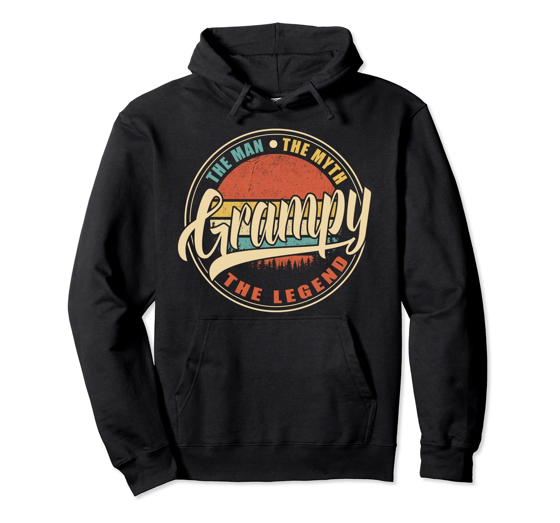 Grampy Myth Legend Fathers Day Hoodie - Novelty Apparel Men Women - T-Shirt, Sweatshirt, Hoodie