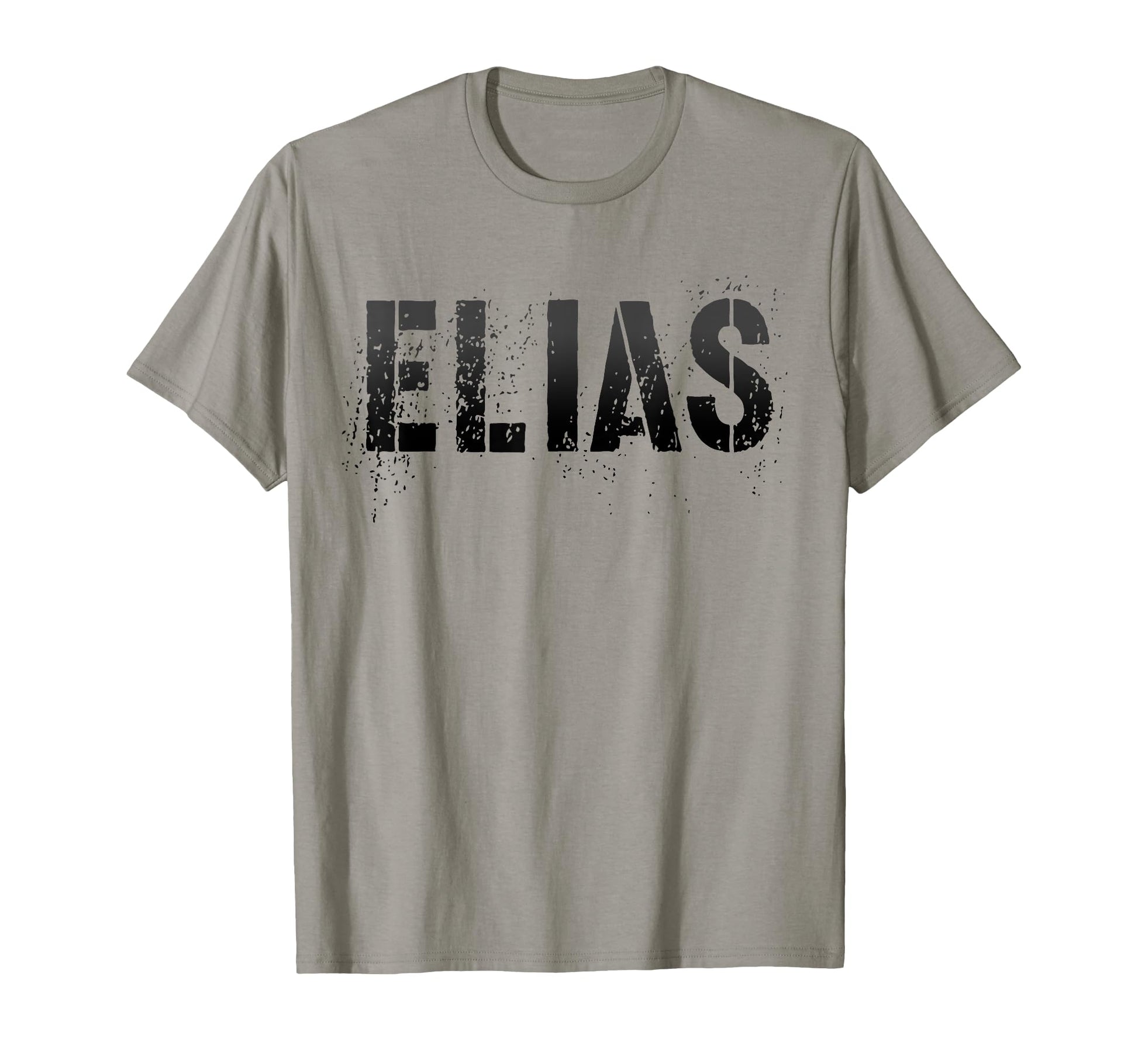 First Name Elias Military T-Shirt - Casual Everyday Wear for Adults - T-Shirt, Sweatshirt, Hoodie
