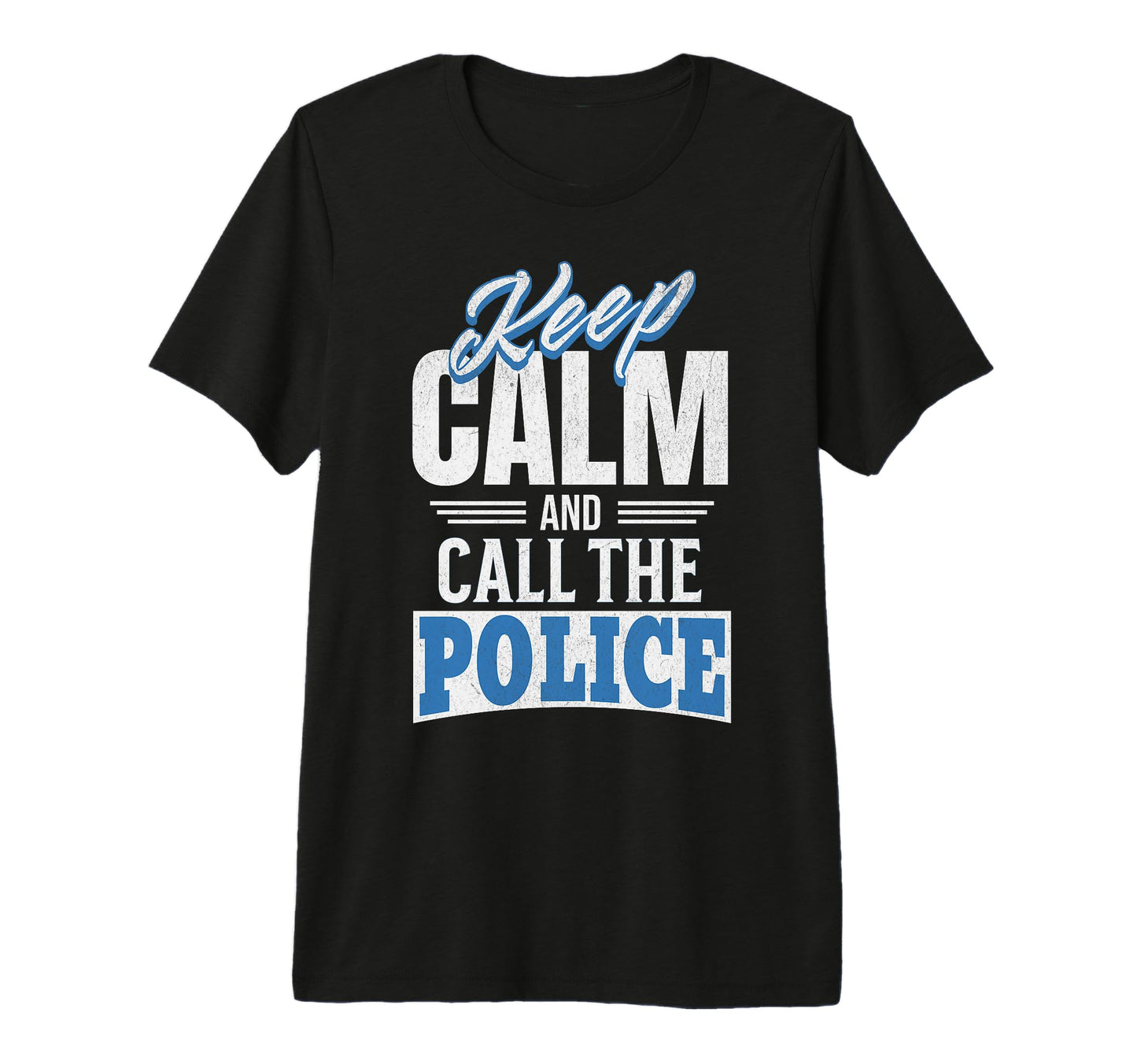 Proud Police Dad From Daughter Funny T-Shirt - Minimalist Print Men Women - T-Shirt, Sweatshirt, Hoodie