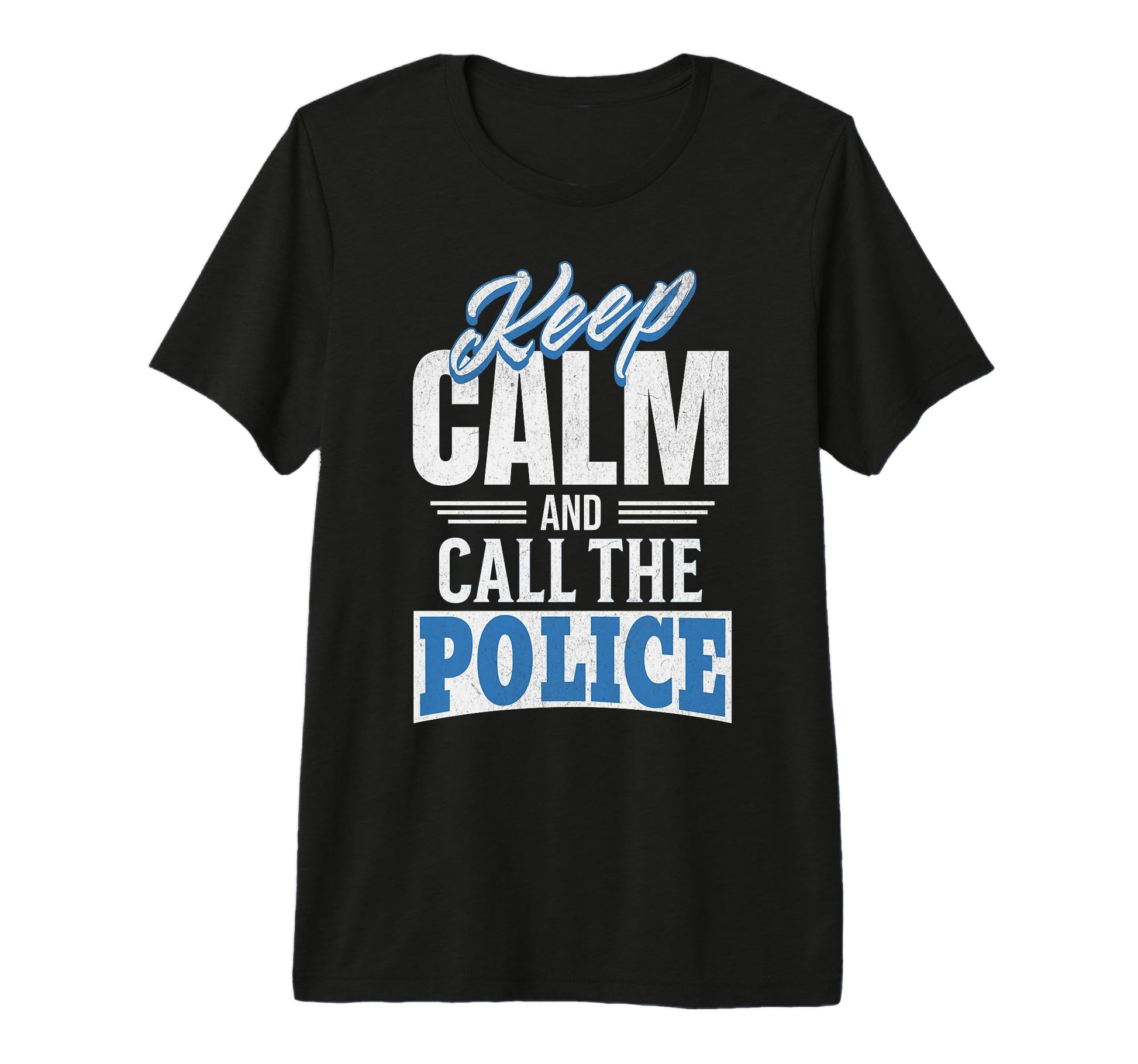 Proud Police Dad From Daughter Funny T-Shirt - Minimalist Print Men Women - T-Shirt, Sweatshirt, Hoodie