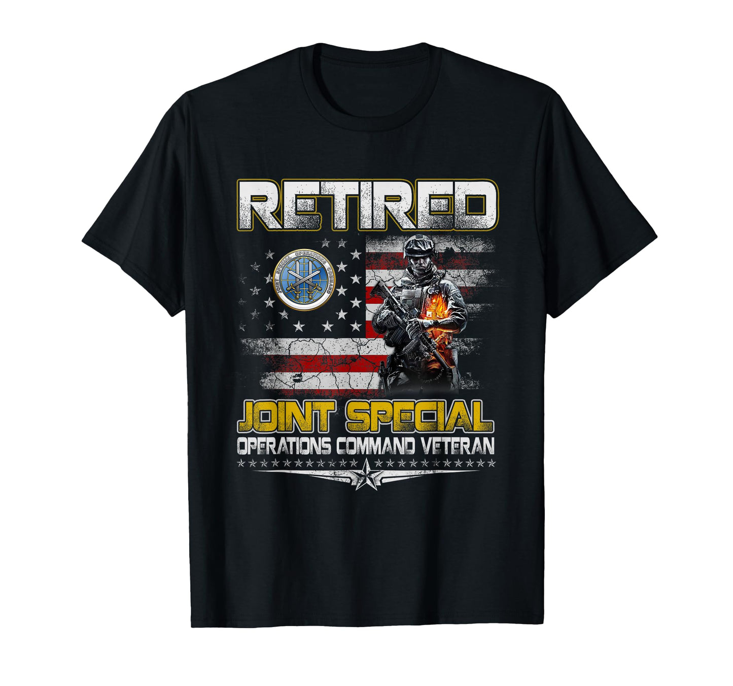 Retired Joint Special Operations Command T-Shirt - Novelty Apparel Unisex - T-Shirt, Sweatshirt, Hoodie