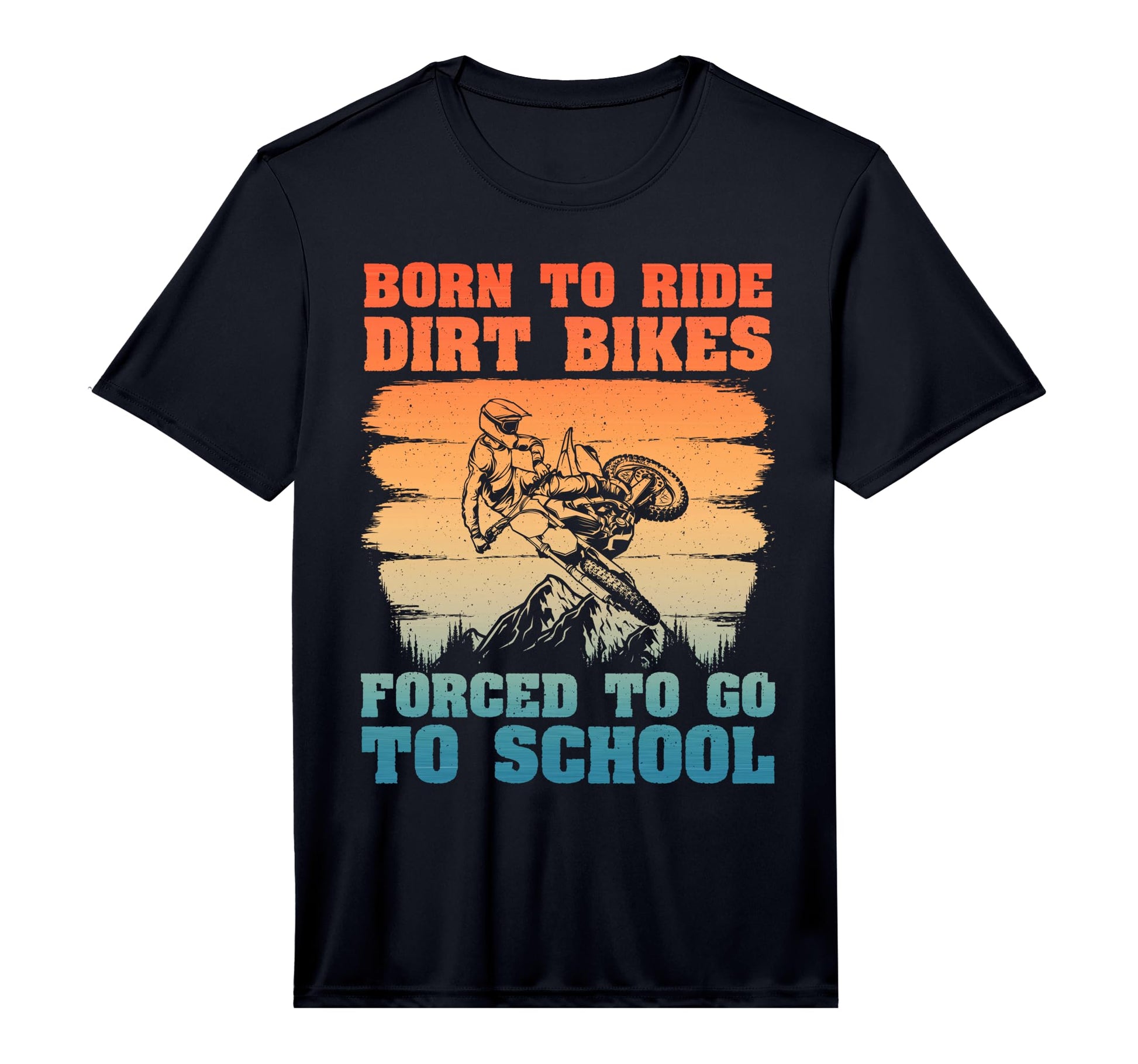 Funny Dirt Bike Art Motocross Dirt Bike T-Shirt - Unique Graphic Men Women - T-Shirt, Sweatshirt, Hoodie