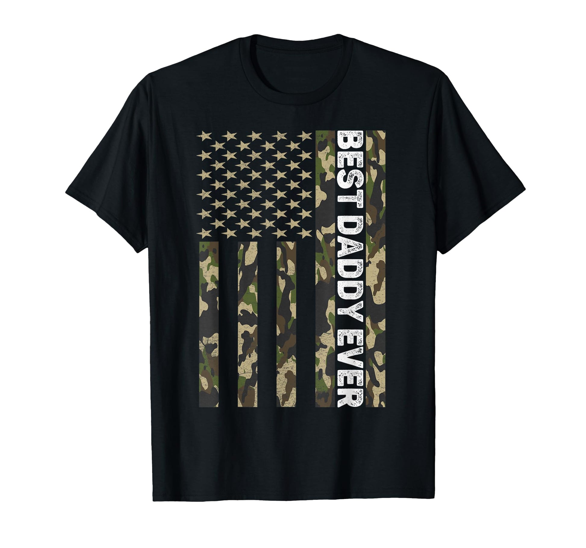 Best Daddy Ever Husband Camo American T-Shirt - Novelty Apparel for Adults - T-Shirt, Sweatshirt, Hoodie