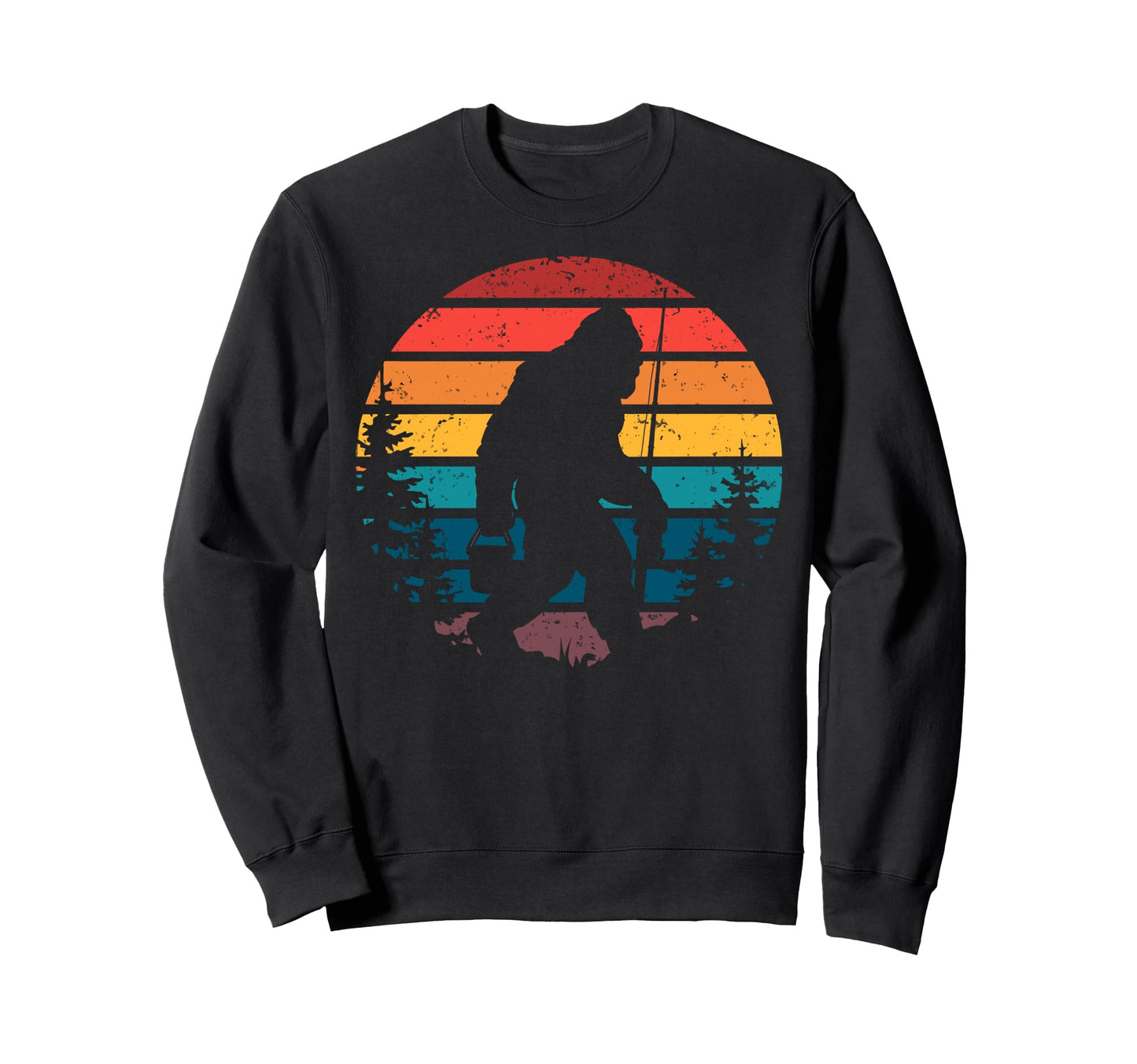 Bassquatch Sasquatch Fisher Bass Sweatshirt - Unique Graphic Unisex - T-Shirt, Sweatshirt, Hoodie