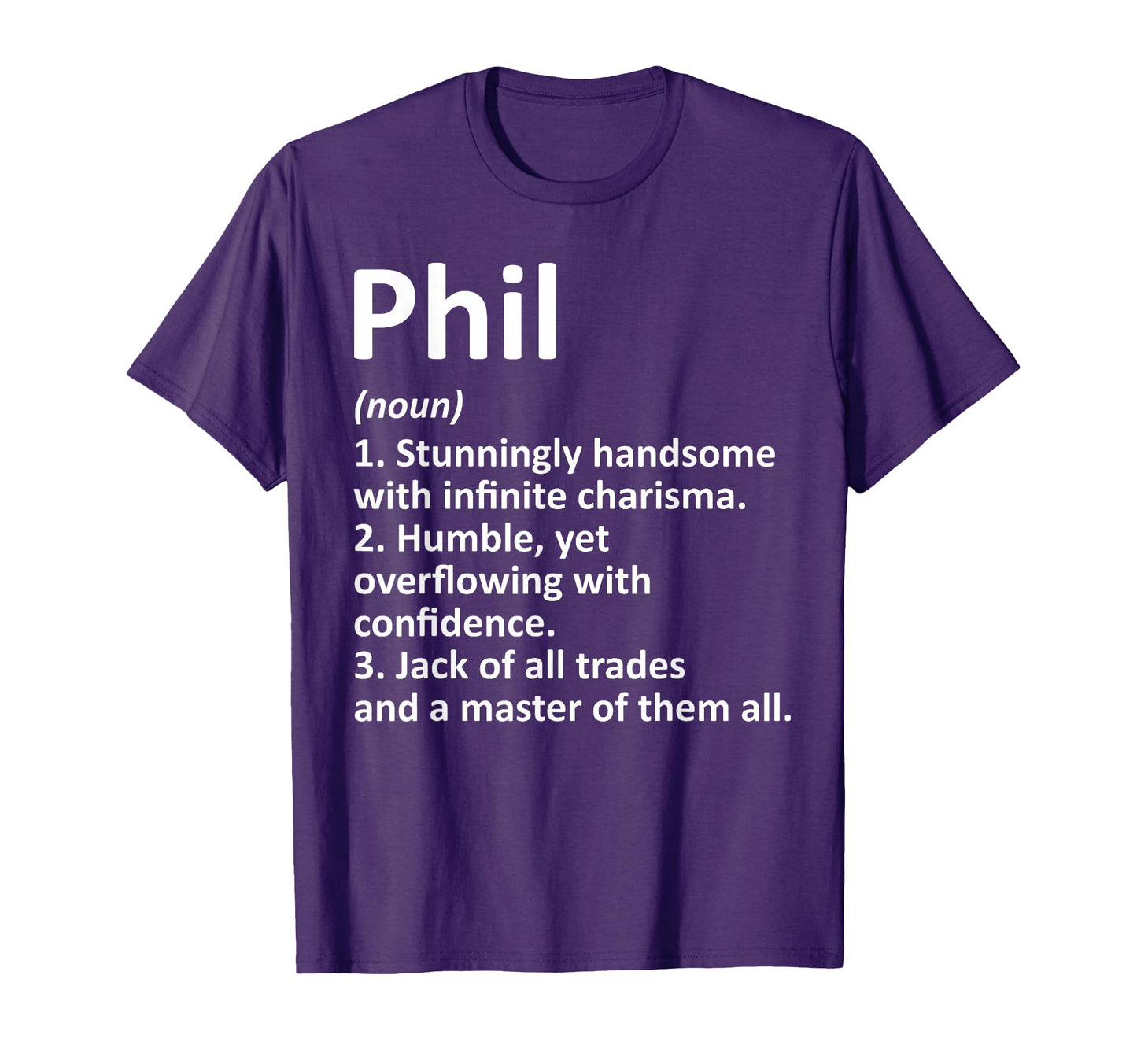Phil Definition Personalized Name T-Shirt - Aesthetic Graphic Men Women - T-Shirt, Sweatshirt, Hoodie