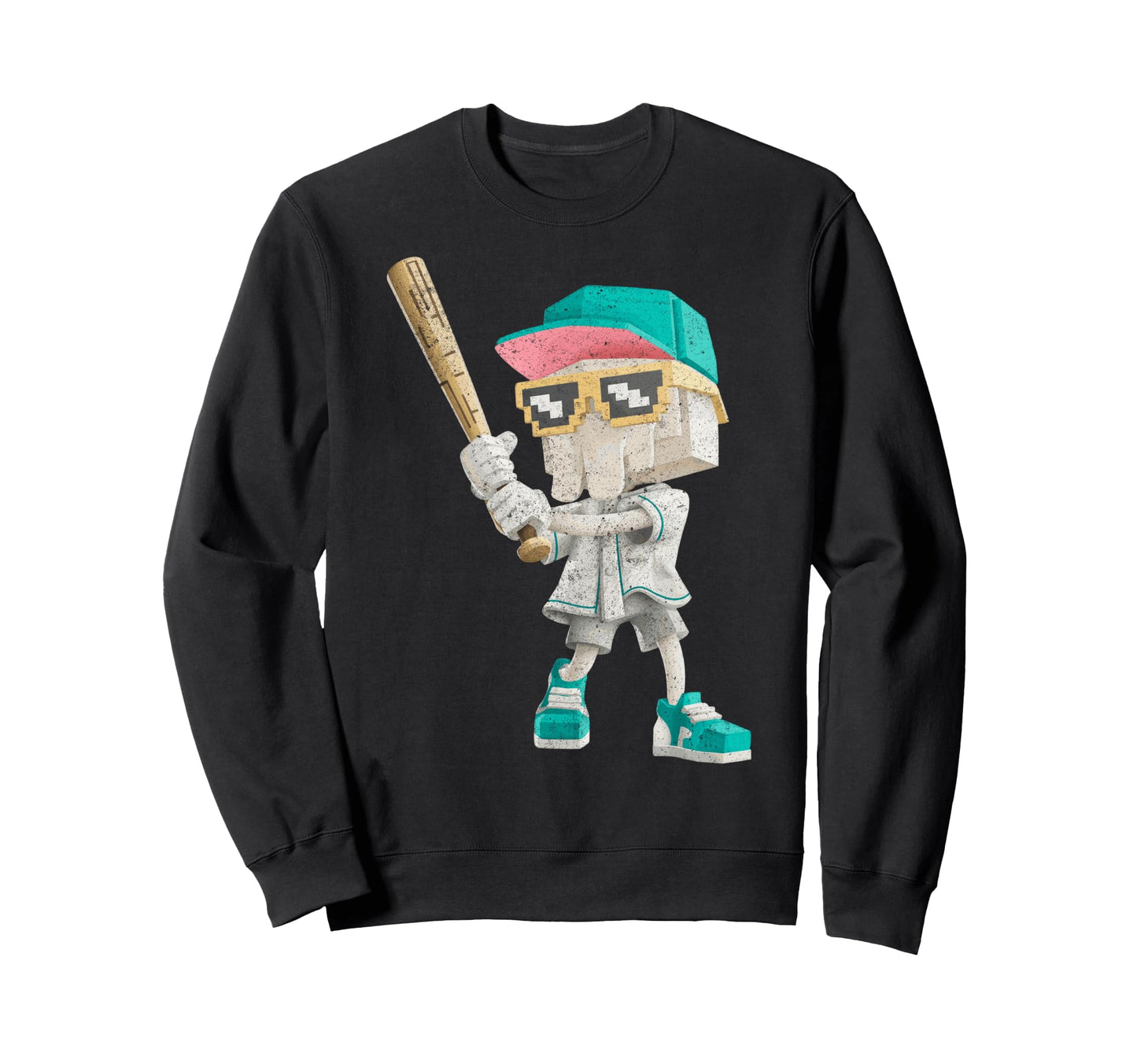 Baseball Drip Gamer Gifts T-Shirt - Minimalist Print for Adults - T-Shirt, Sweatshirt, Hoodie