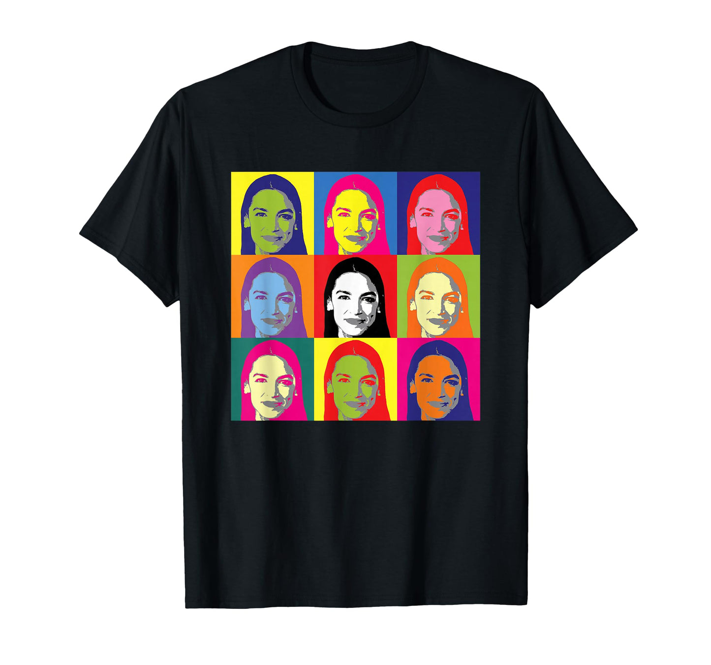 Aoc Progressive Democrats Pop Art T-Shirt - Aesthetic Graphic for Adults - T-Shirt, Sweatshirt, Hoodie
