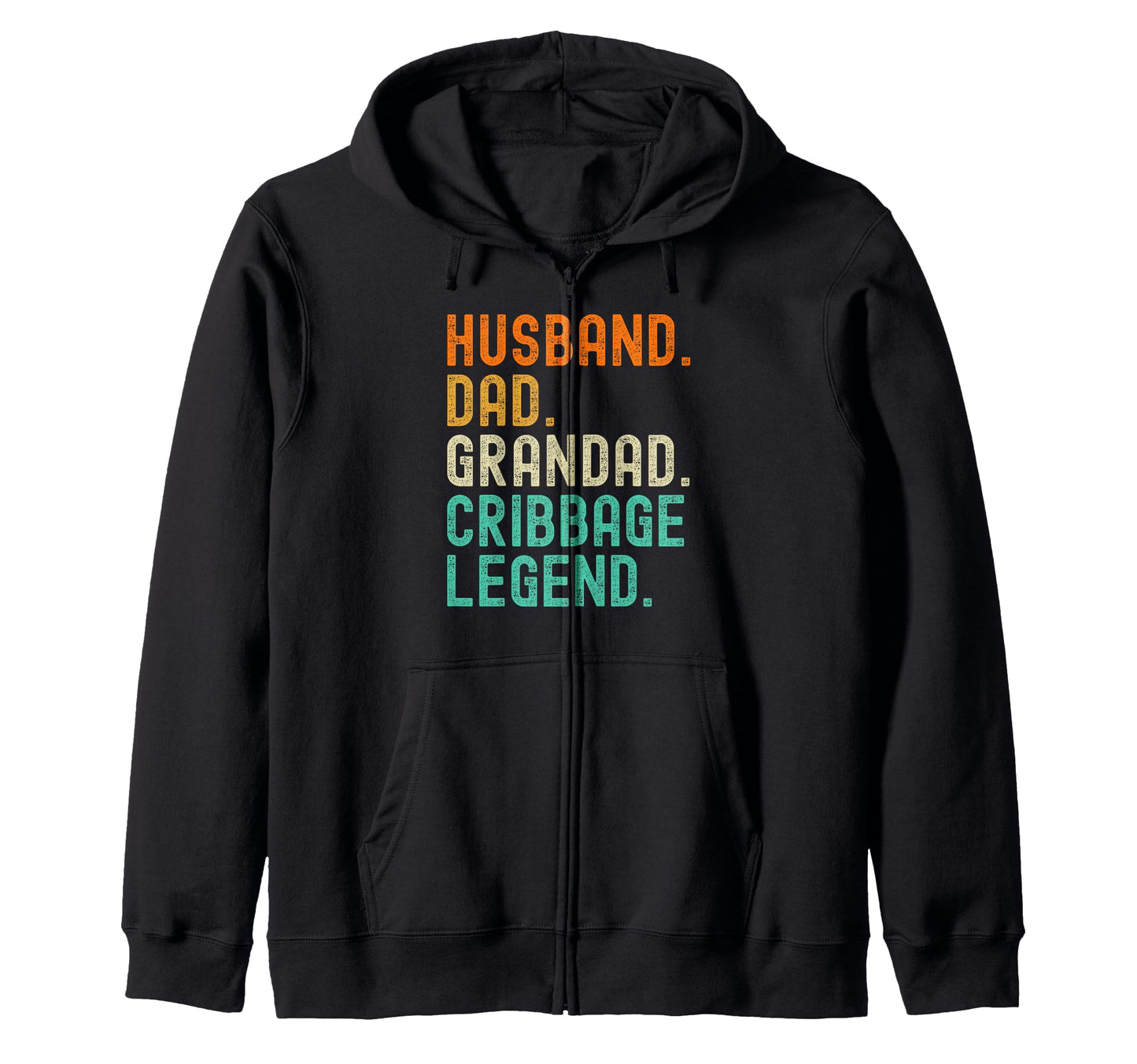 Husband Dad Grandad Cribbage Legend T-Shirt - Fun Novelty Design Men Women - T-Shirt, Sweatshirt, Hoodie