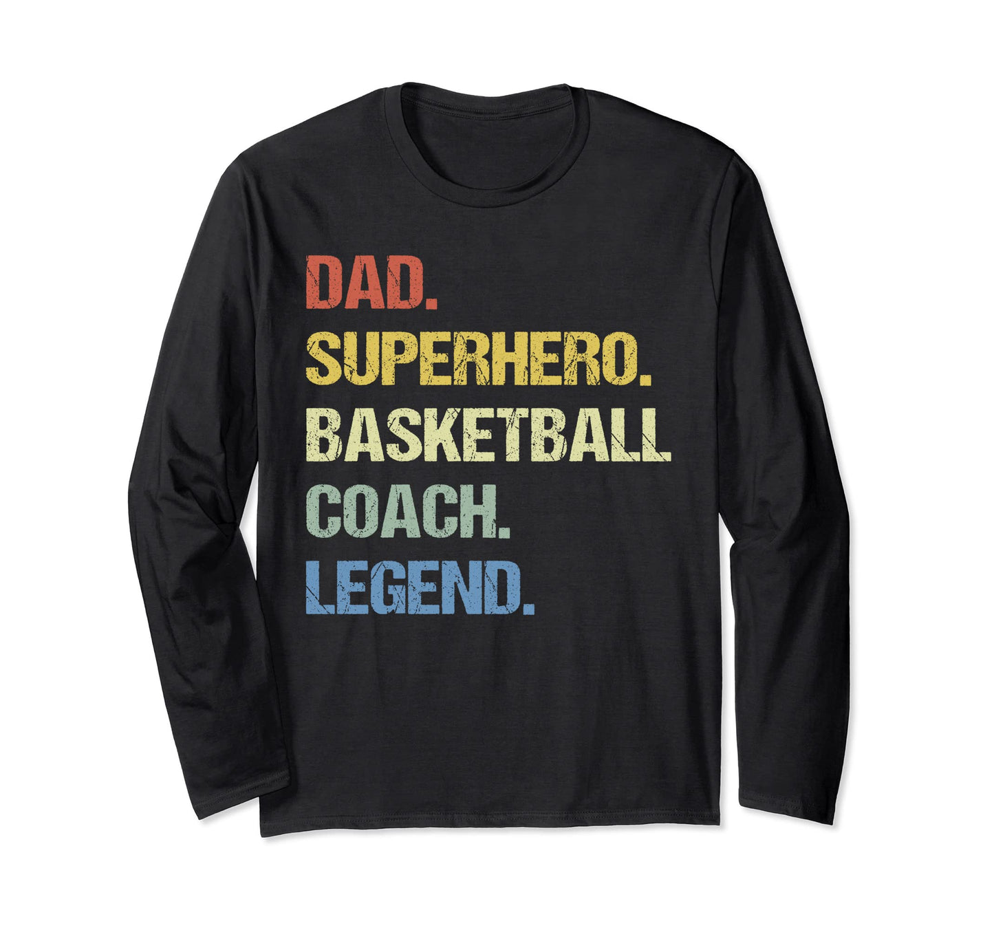 Dad Superhero Basketball Coach T-Shirt - Minimalist Print for Adults - T-Shirt, Sweatshirt, Hoodie