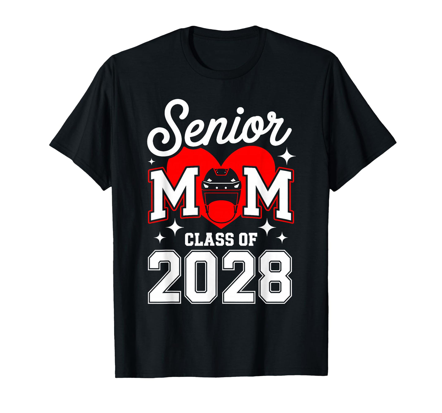 Senior Mom Class 2028 Hockey Graduation T-Shirt - Unique Graphic Men Women - T-Shirt, Sweatshirt, Hoodie