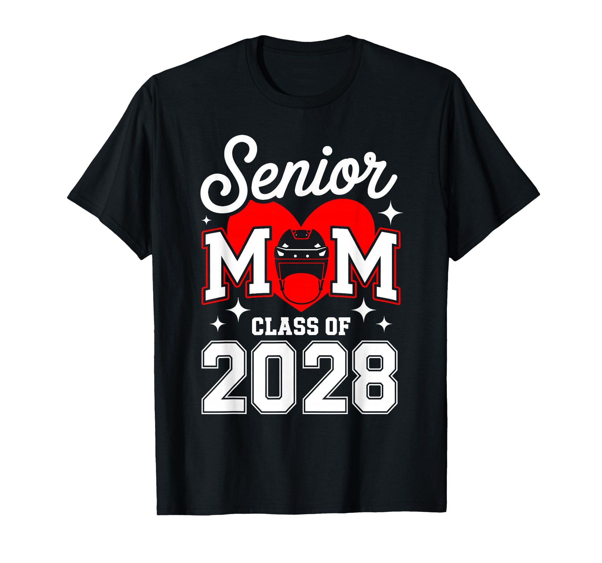 Senior Mom Class 2028 Hockey Graduation T-Shirt - Unique Graphic Men Women - T-Shirt, Sweatshirt, Hoodie