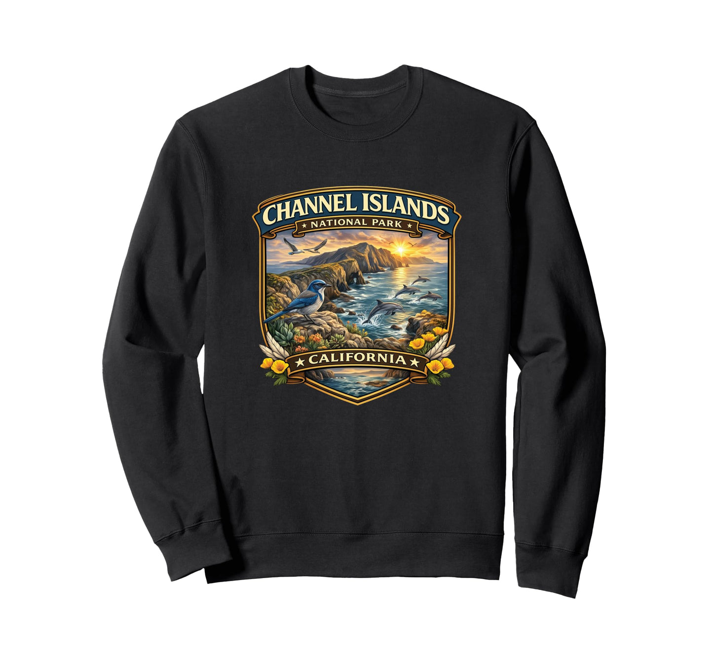 Channel Islands National Park Sweatshirt - Custom Art Print Unisex - T-Shirt, Sweatshirt, Hoodie