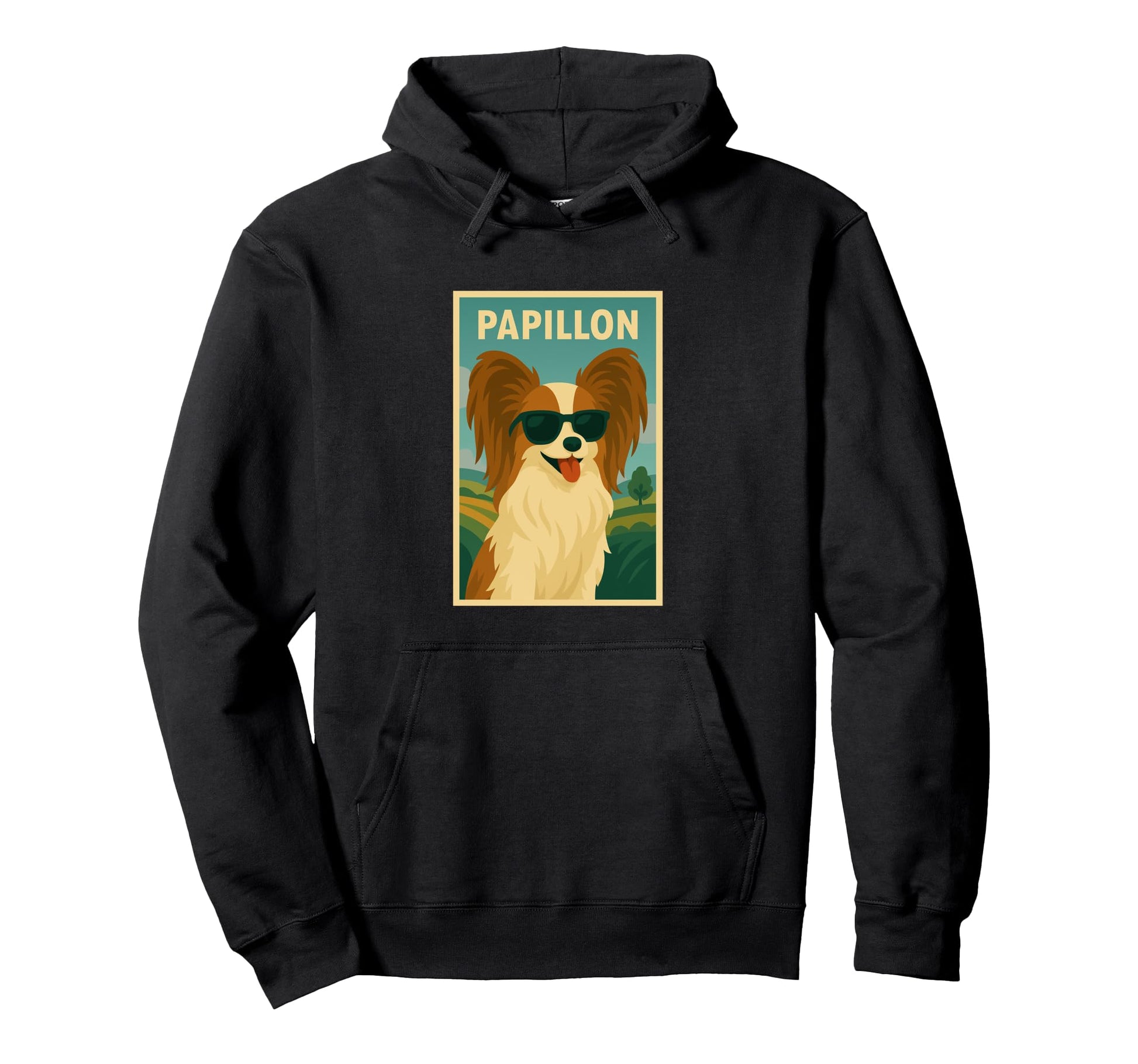 Papillon Art Minimalist Pop Art Papillon Hoodie - Novelty Apparel Men Women - T-Shirt, Sweatshirt, Hoodie