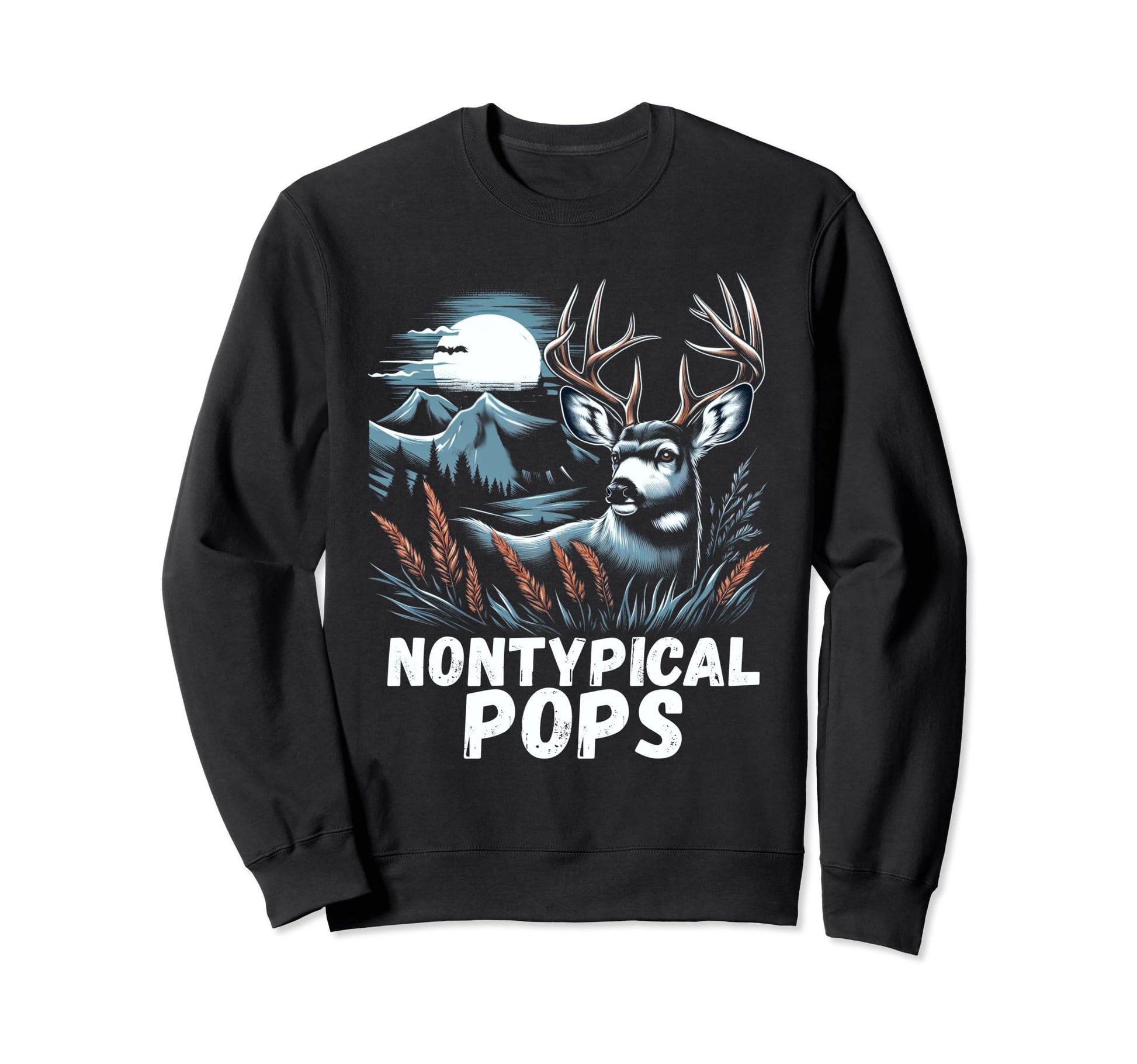 Fathers Day Mens Mule Deer Hunting Sweatshirt - Novelty Apparel for Adults - T-Shirt, Sweatshirt, Hoodie