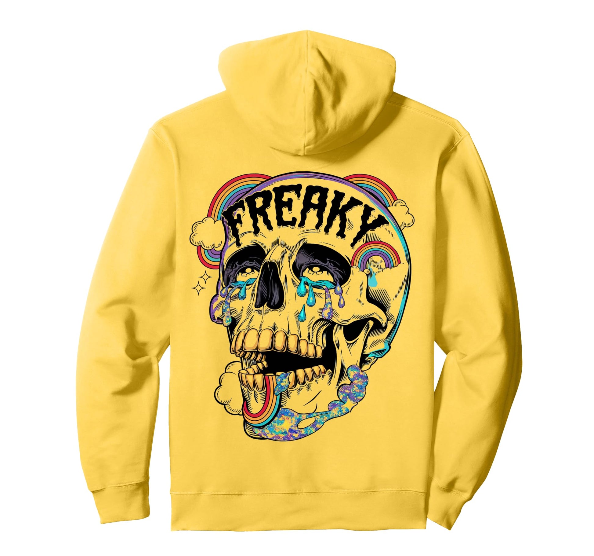 Gothic Tops Skeleton Meme Face Freaky Hoodie - Aesthetic Graphic for Adults - T-Shirt, Sweatshirt, Hoodie