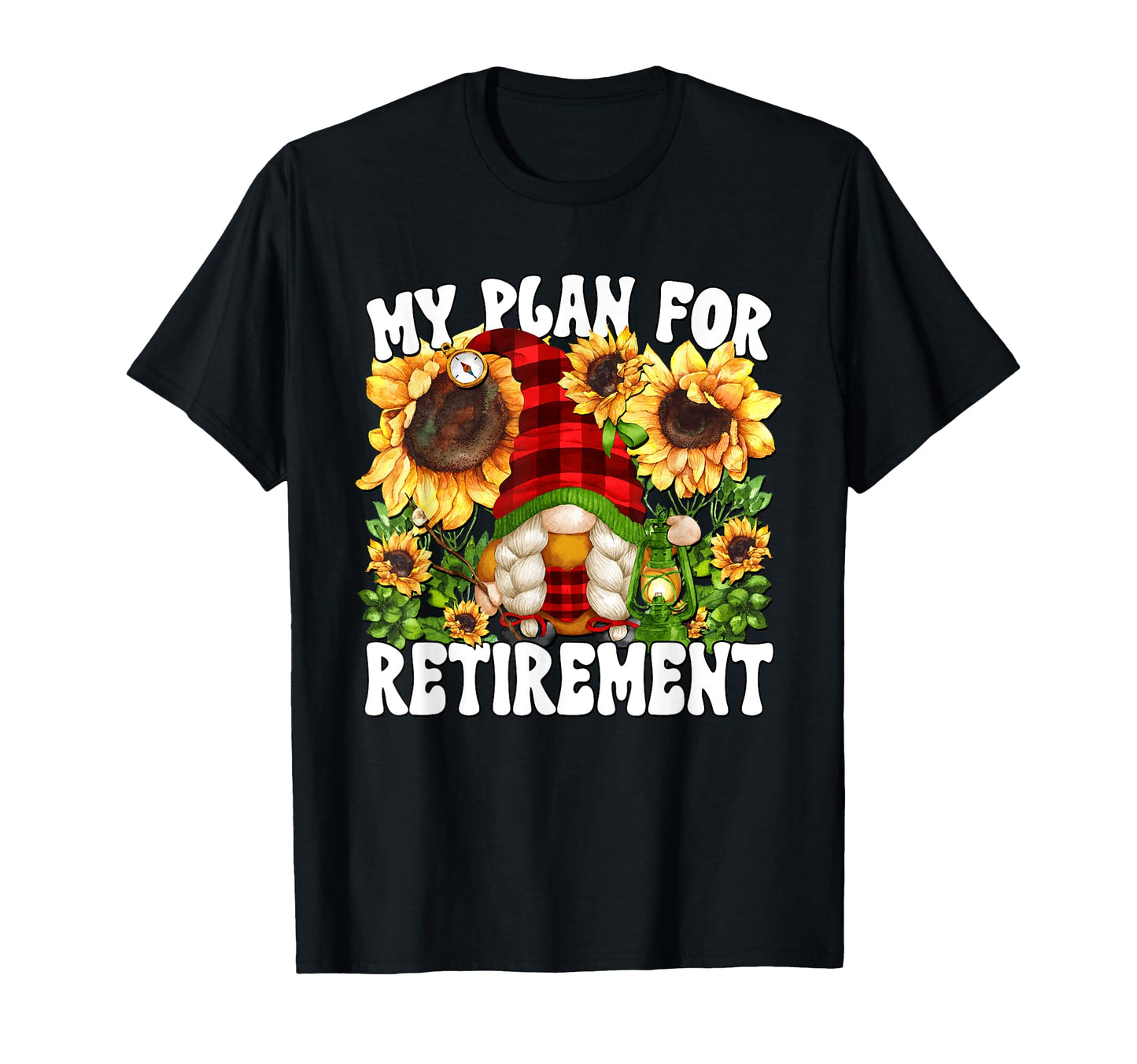 Retired Grandma Gnome Camping My T-Shirt - Graphic Print Men Women - T-Shirt, Sweatshirt, Hoodie