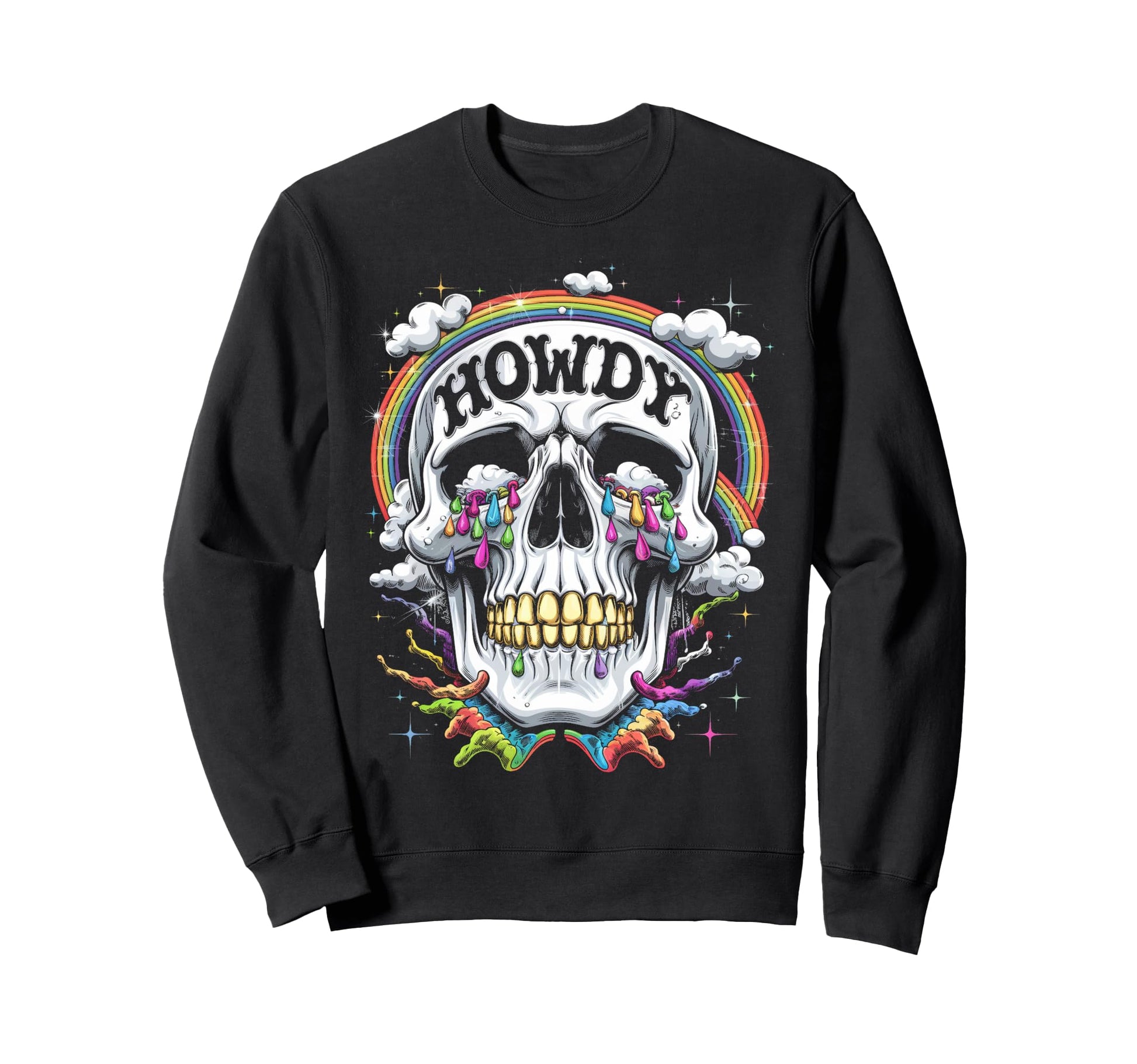 Mens Womens Tops Skeleton Meme Sweatshirt - Minimalist Print for Adults - T-Shirt, Sweatshirt, Hoodie