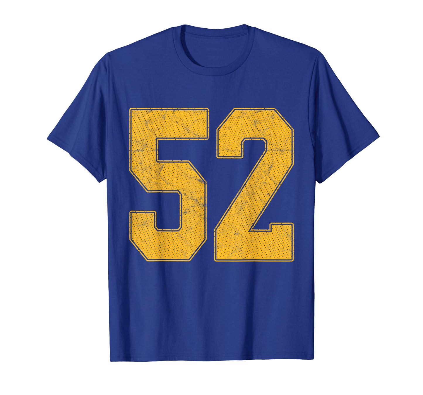 Number 52 Numbered Uniform Sports Team T-Shirt - Fun Novelty Design Unisex - T-Shirt, Sweatshirt, Hoodie