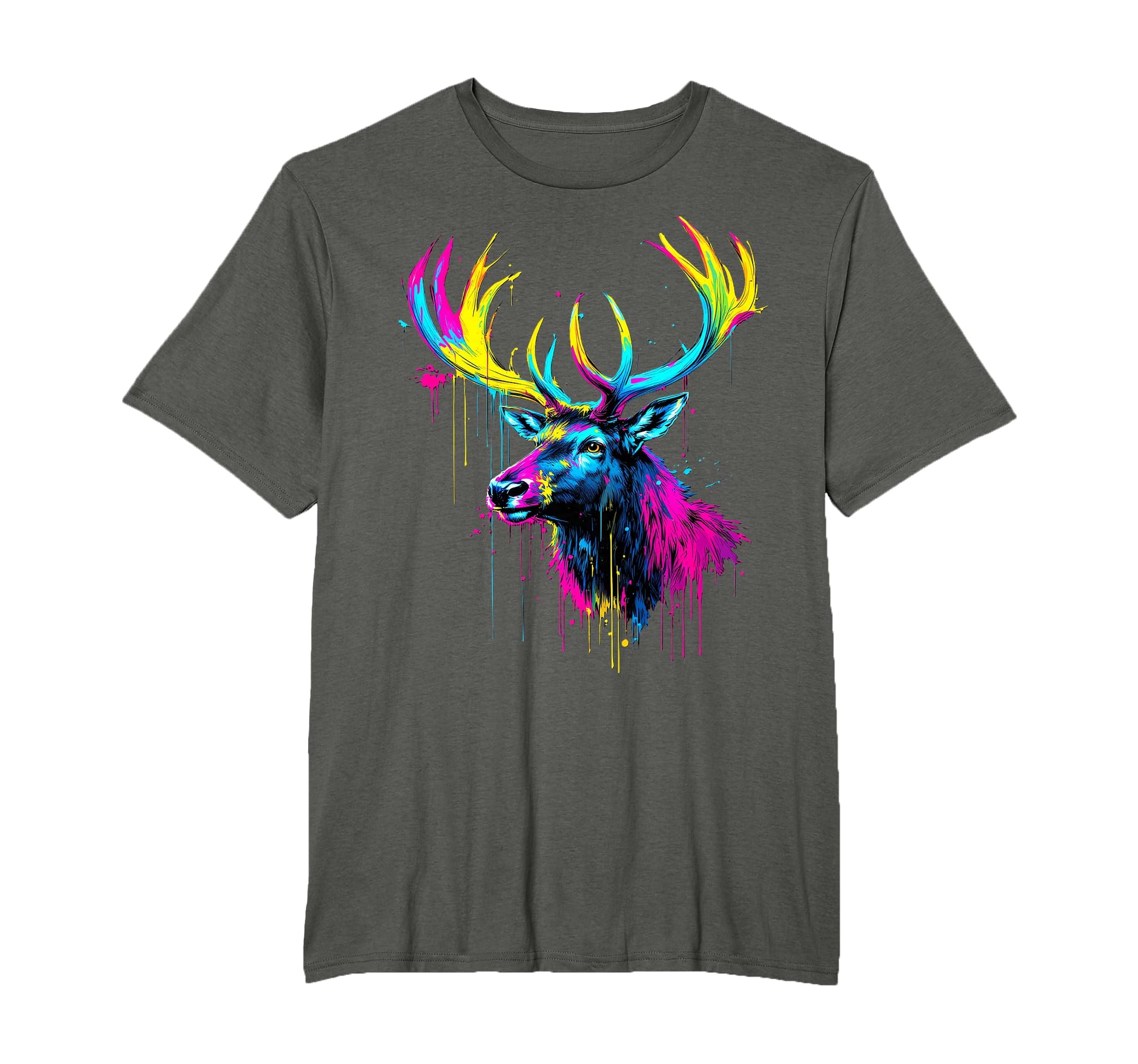 Elk Lovers Colorful Pop Art Beautiful Elk T-Shirt - Minimalist Print Unisex - T-Shirt, Sweatshirt, Hoodie